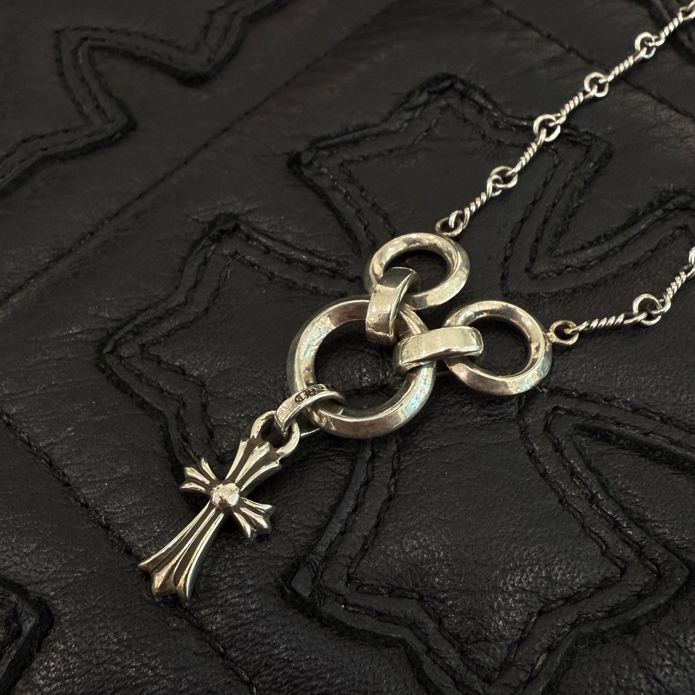 CHROME HEARTS 18K WG × Silver925 BELLY CHAIN Twist Chain