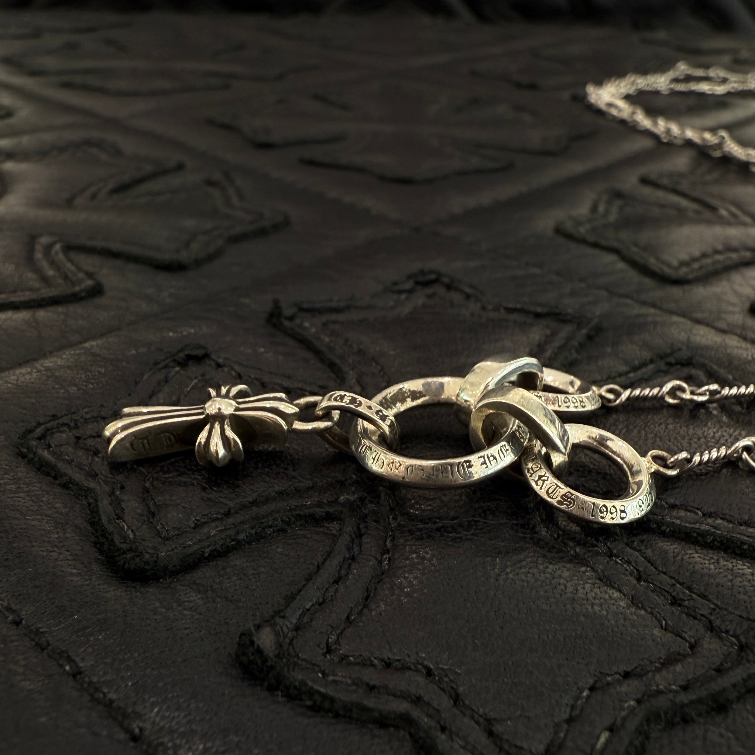 CHROME HEARTS 18K WG × Silver925 BELLY CHAIN Twist Chain Baby Fat