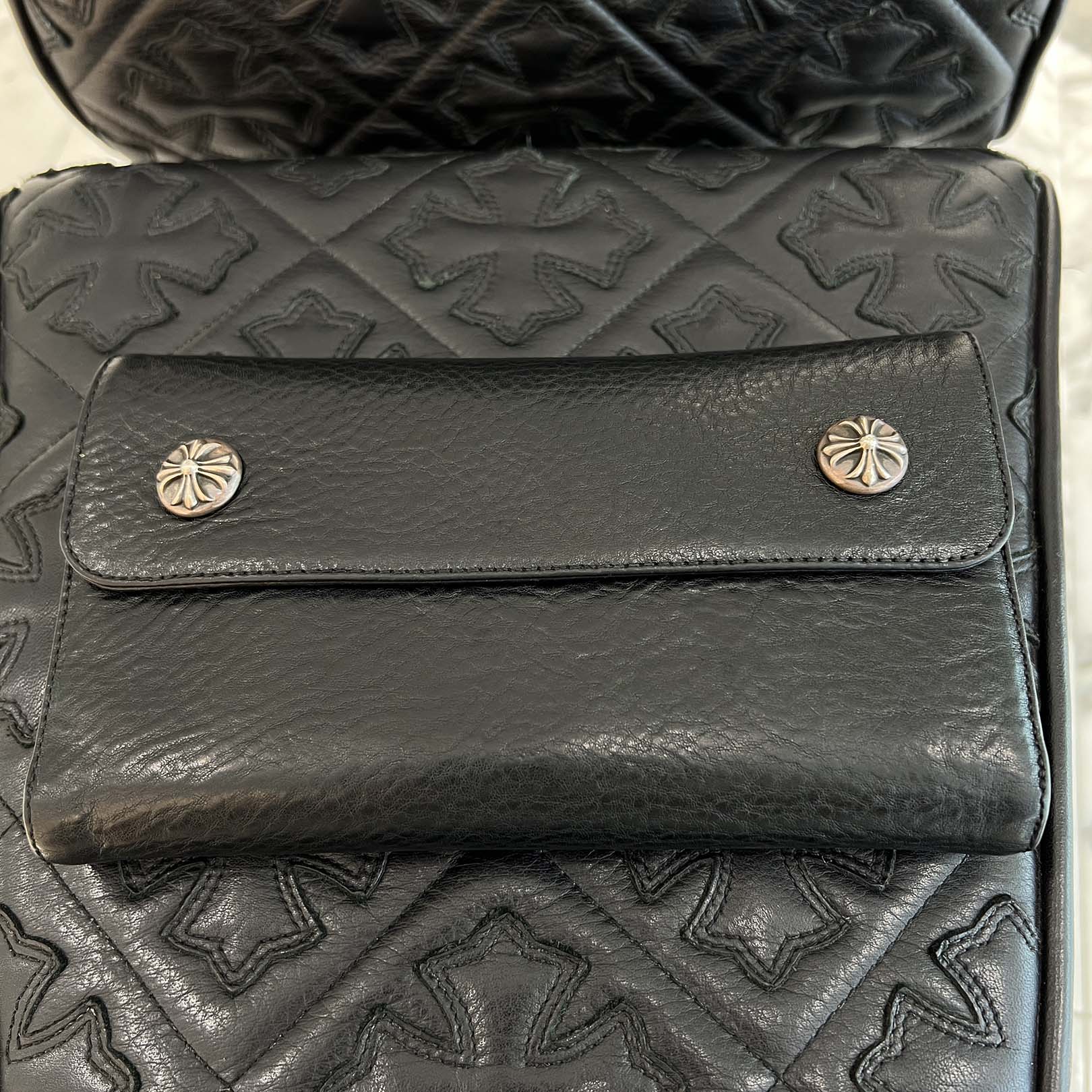 CHROME HEARTS Wave Cross Ball Wallet クロムハーツ ウェーブクロスボール ウォレット