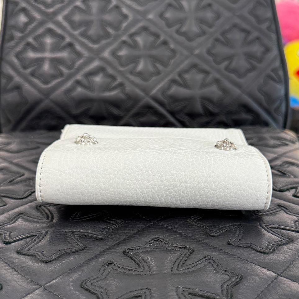 【新品未使用】クロムハーツ　WAVE MINI chrome hearts 財布 CHROMEHEARTS クロムハーツ WAVE MINI ウェーブ ミニ ウォレット