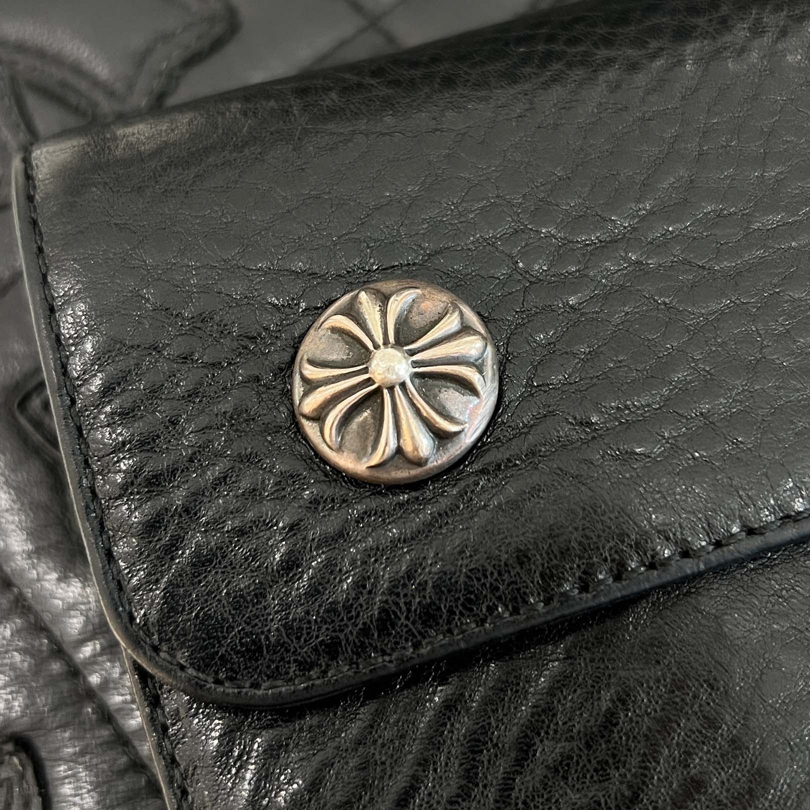 CHROME HEARTS Wave Cross Ball Wallet クロムハーツ ウェーブクロスボール ウォレット