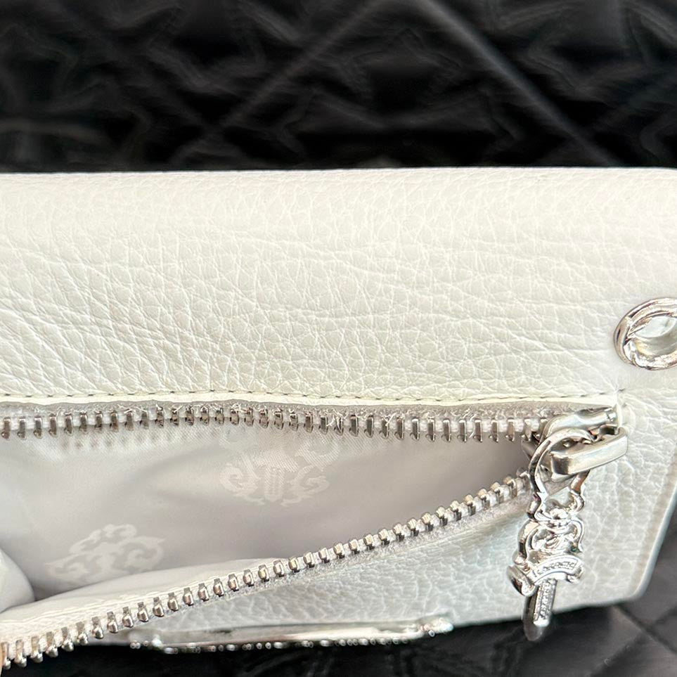 CHROME HEARTS Wave Mini Cross Ball Wallet クロムハーツ ウェイブミニ クロスボール ウォレット