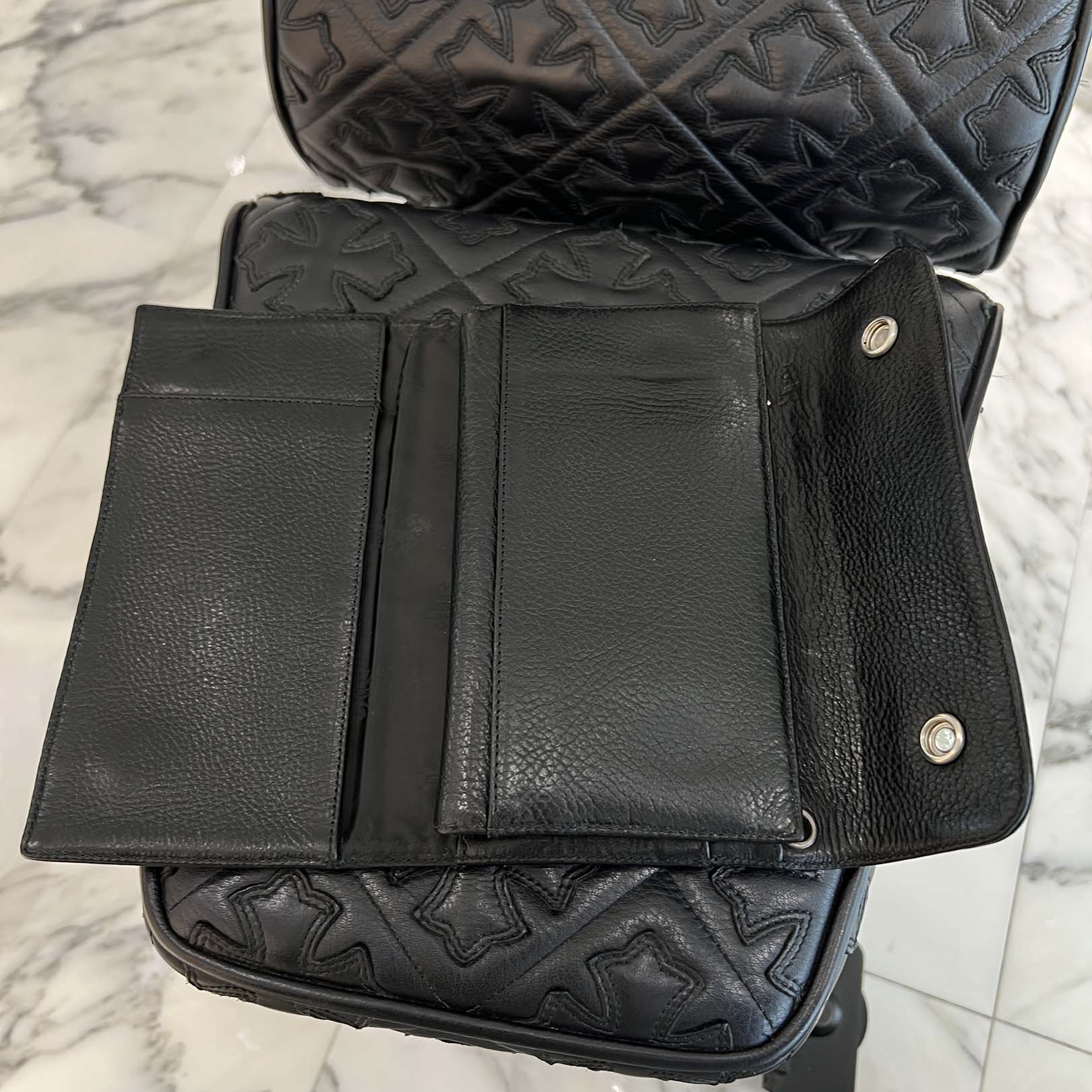 CHROME HEARTS Wave Cross Ball Wallet クロムハーツ ウェーブクロスボール ウォレット