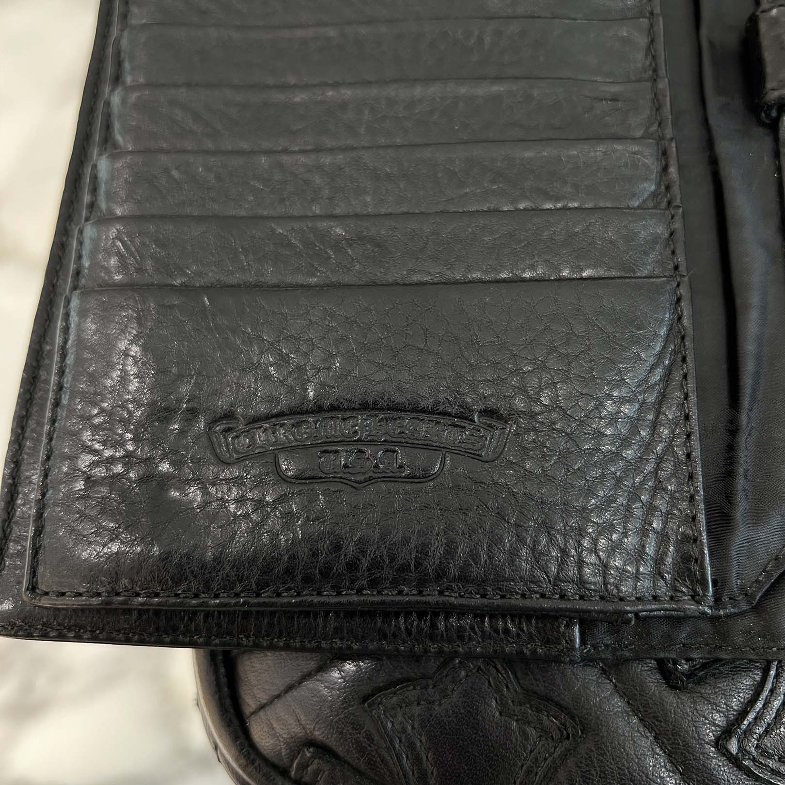 CHROME HEARTS Wave Cross Ball Wallet クロムハーツ ウェーブクロスボール ウォレット