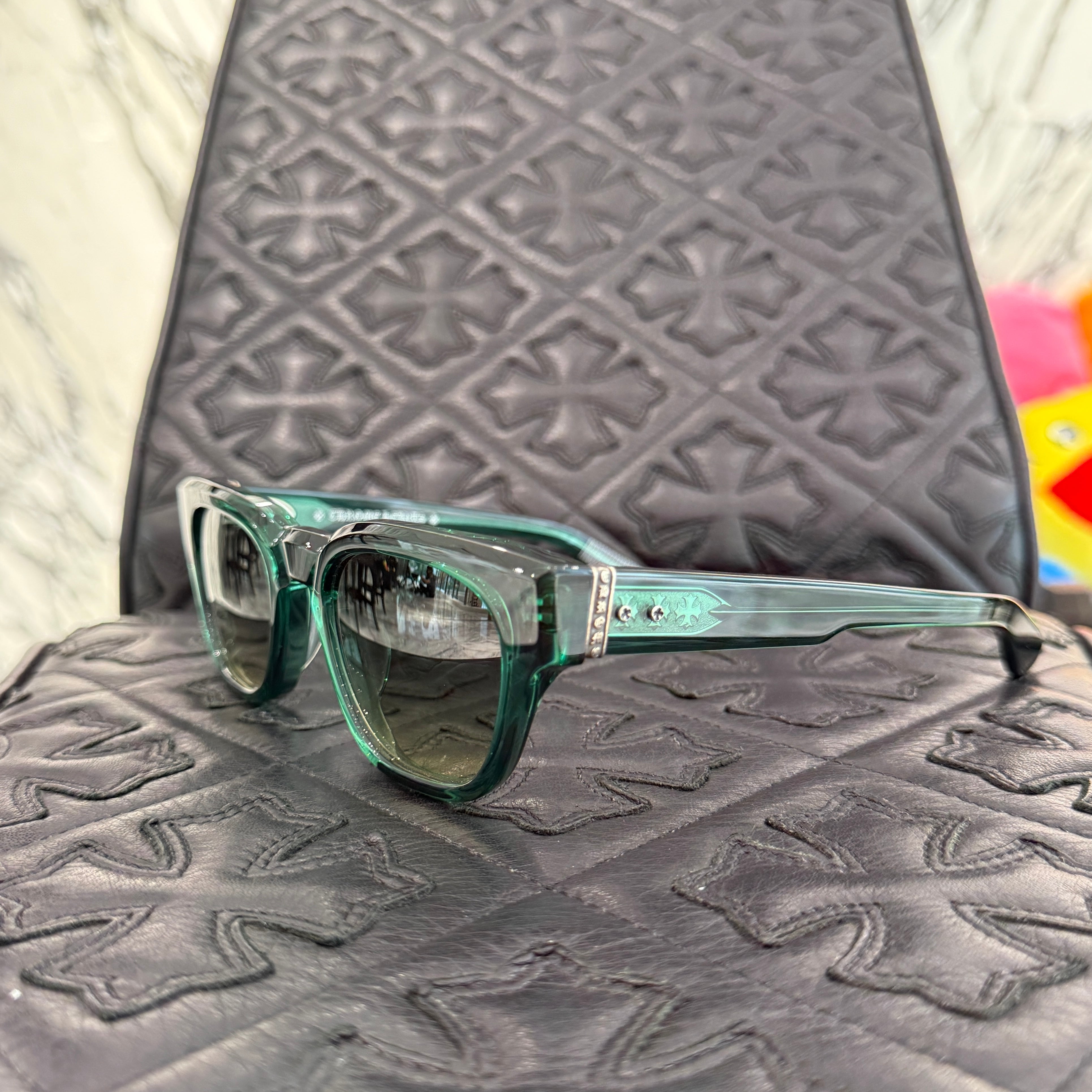 CHROME HEARTS MIDIXATHRILL Ⅱ Sunglasses Size 52□23-150 クロムハーツ MIDIXATHRILL Ⅱ サングラス サイズ52□23-150