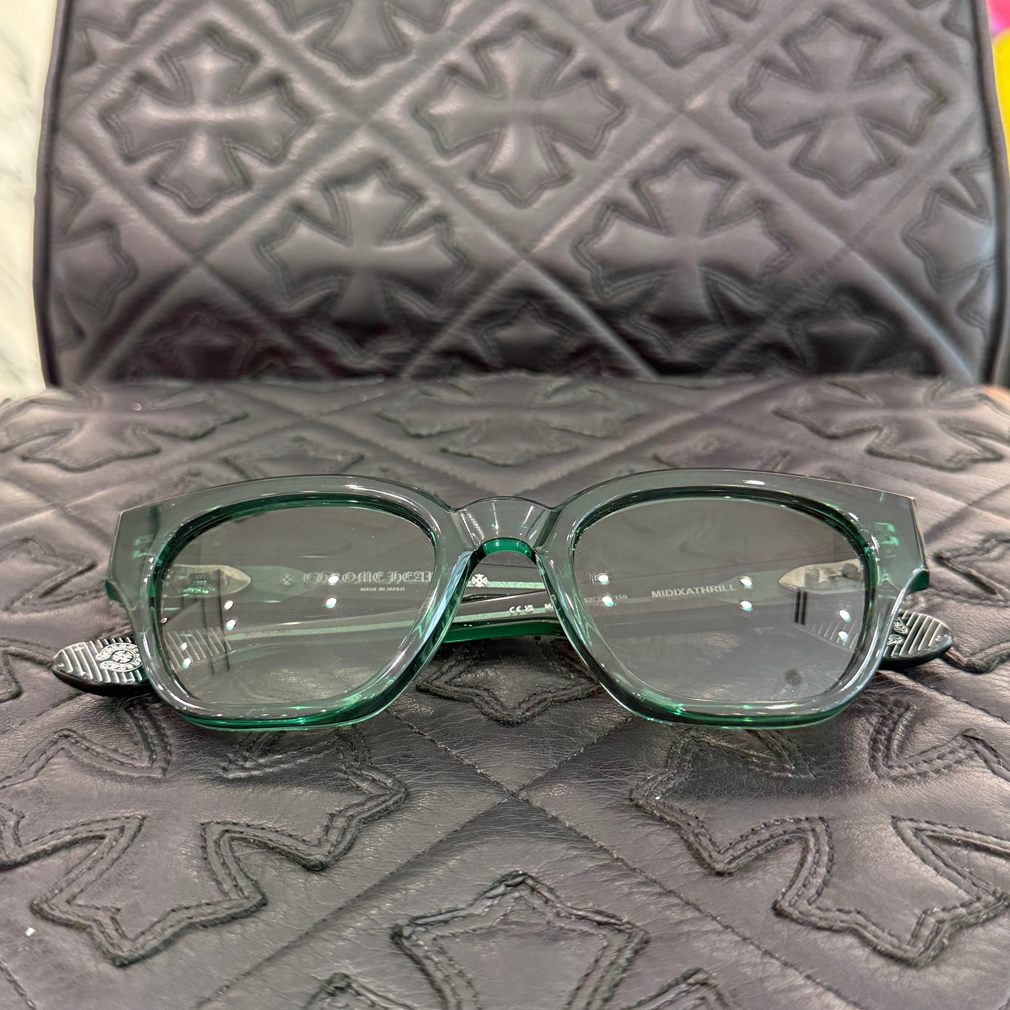 CHROME HEARTS MIDIXATHRILL Ⅱ Sunglasses Size 52□23-150 クロムハーツ MIDIXATHRILL Ⅱ サングラス サイズ52□23-150