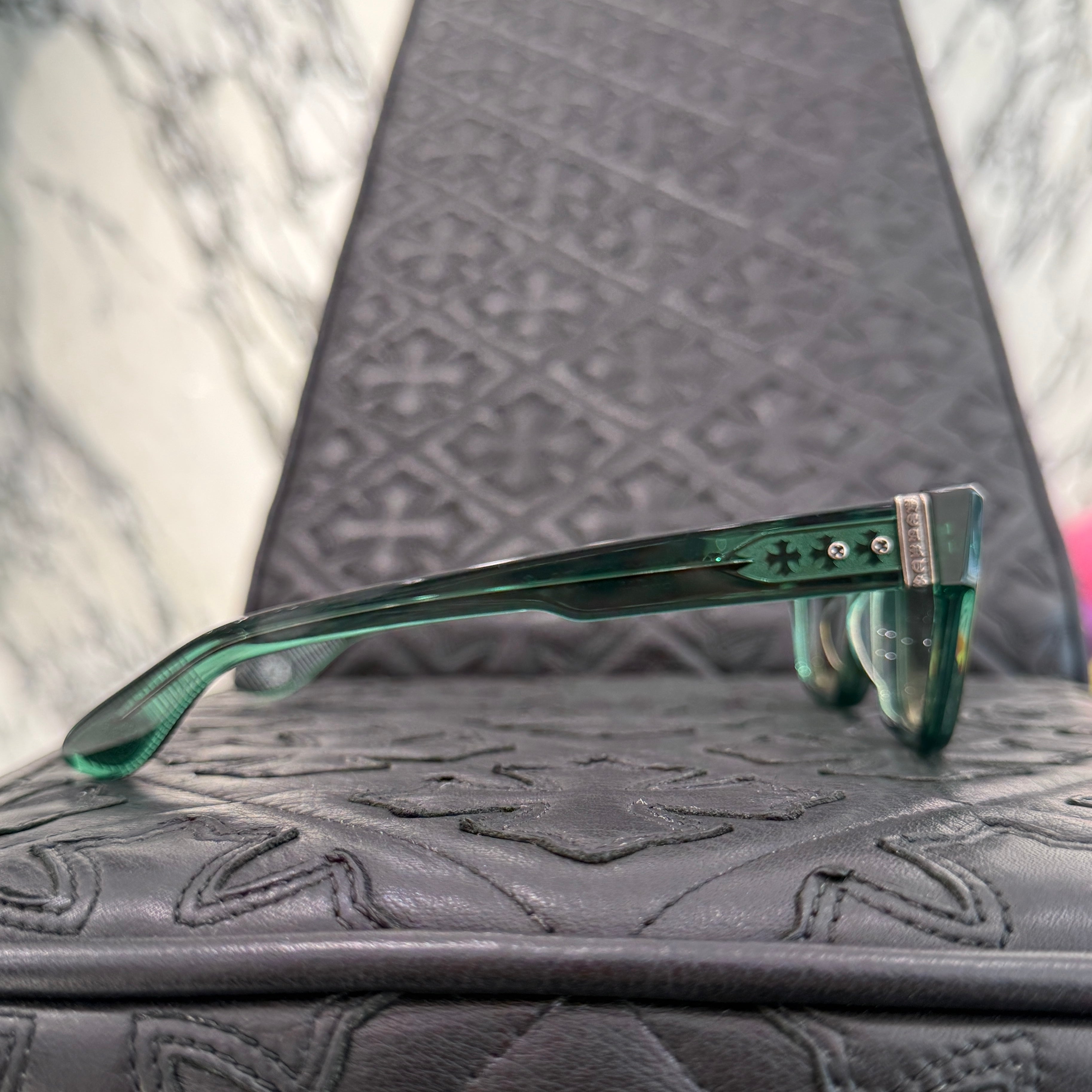 CHROME HEARTS MIDIXATHRILL Ⅱ Sunglasses Size 52□23-150 クロムハーツ MIDIXATHRILL Ⅱ サングラス サイズ52□23-150