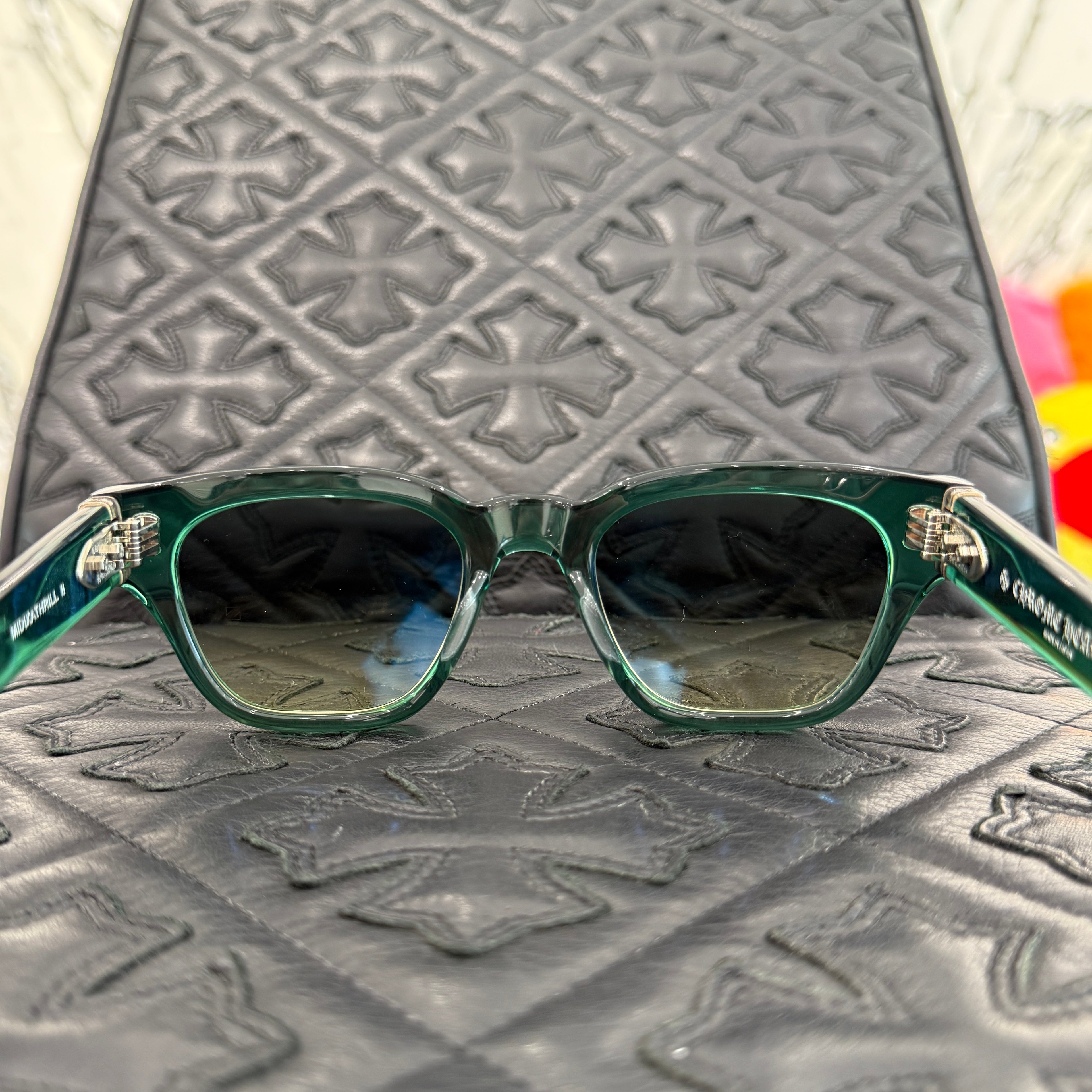 CHROME HEARTS MIDIXATHRILL Ⅱ Sunglasses Size 52□23-150 クロムハーツ MIDIXATHRILL Ⅱ サングラス サイズ52□23-150