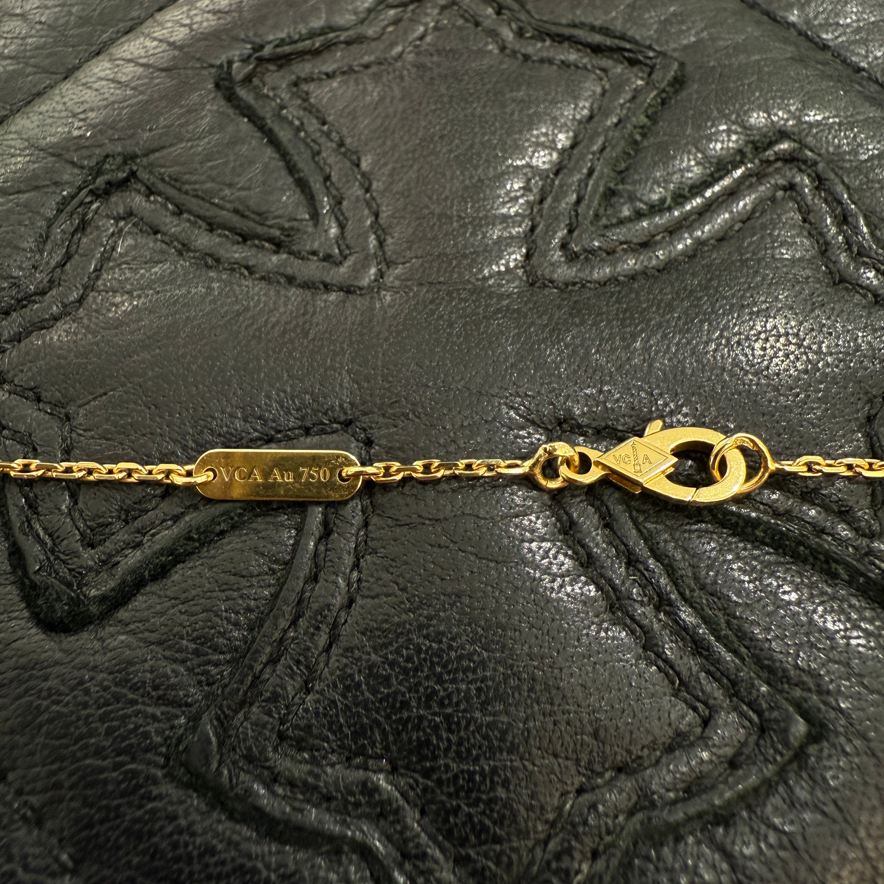 Van Cleef & Arpels Vintage Alhambra Malachite Neckless ヴァンクリーフ＆アーペル ヴィンテージ アルハンブラ マラカイト ネックレス