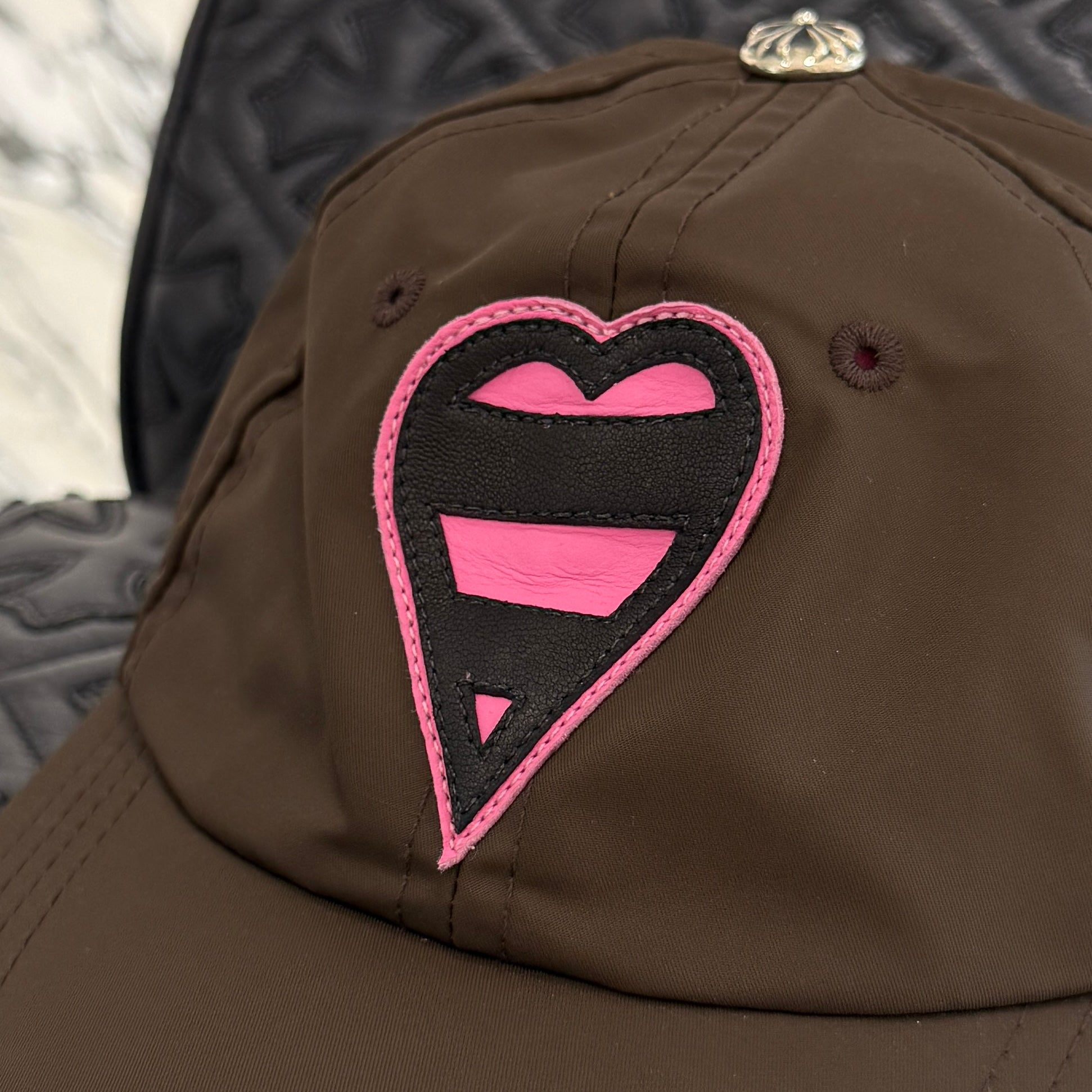 CHROME HEARTS Striped Heart Trucker Cap Size ONE SIZE(53-60) クロムハーツ ストライプハート トラッカーキャップ サイズONE SIZE(53-60)