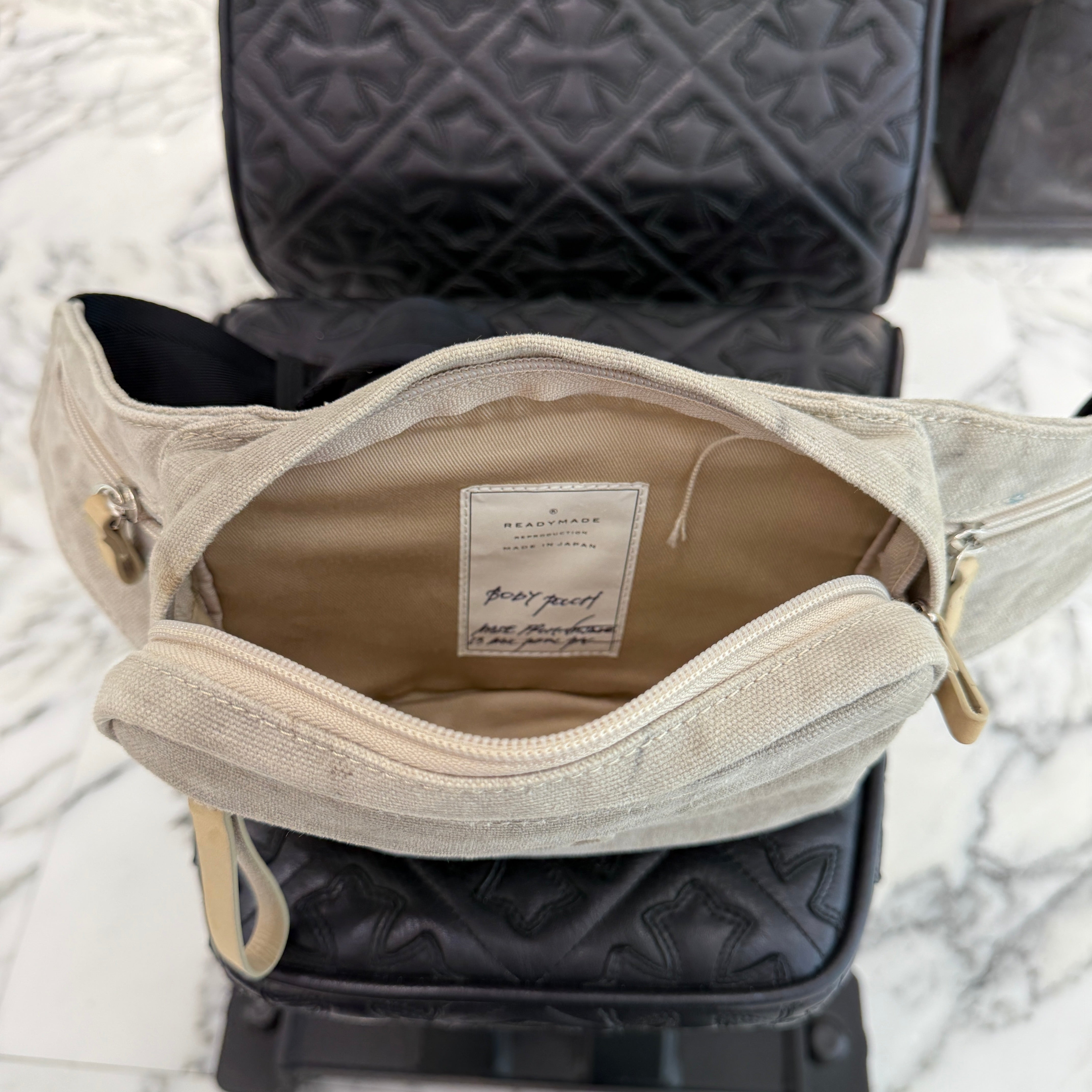 READY MADE 2024AW VINTAGE COTTON BODY POUCH RE-CO-KH-00-00-173 レディメイド ヴィンテージコットン ボディポーチ