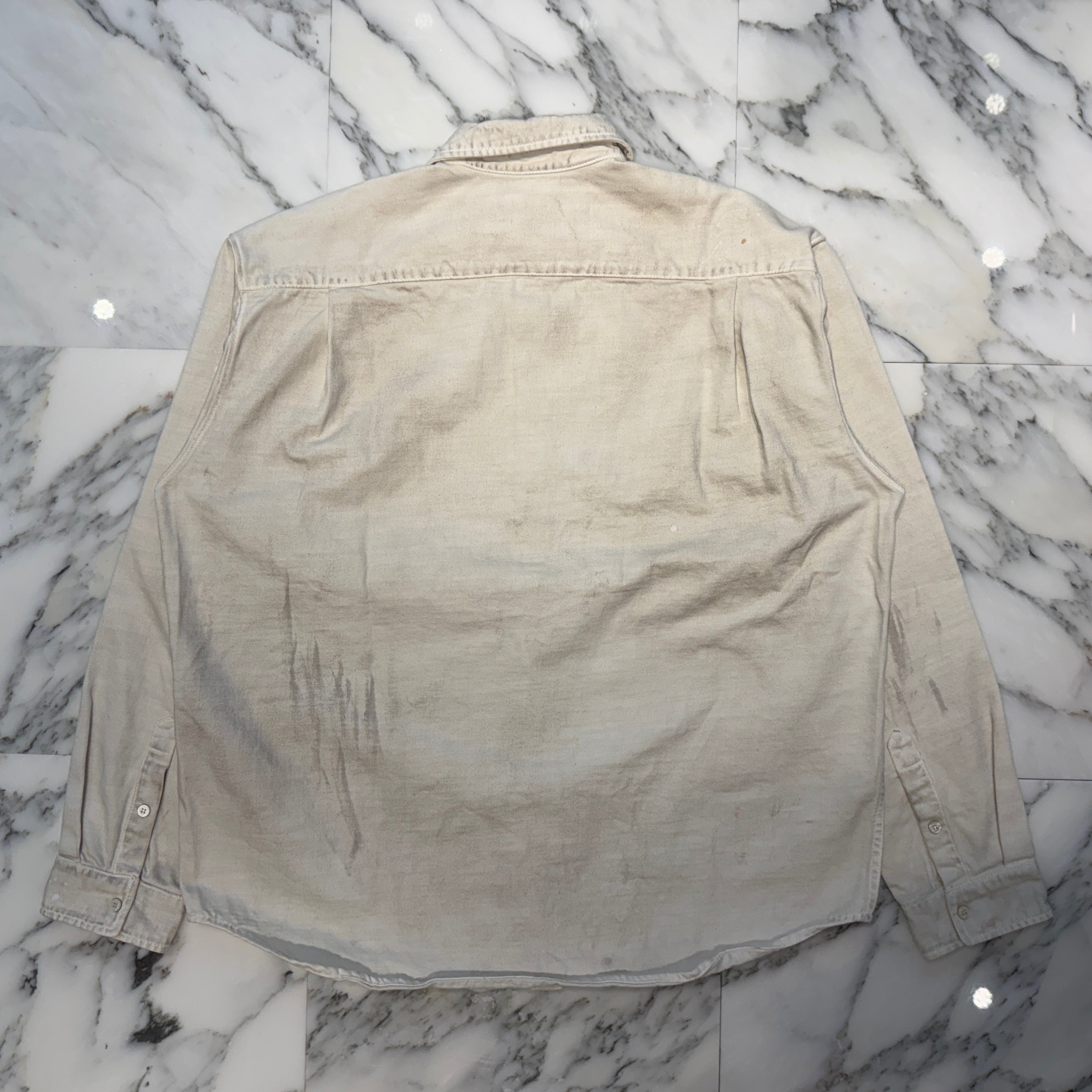 BALENCIAGA 2022SS Vintage Paint Processing Over Size Jacket Size S バレンシアガ ヴィンテージペイント加工 オーバーサイズ ジャケット サイズS