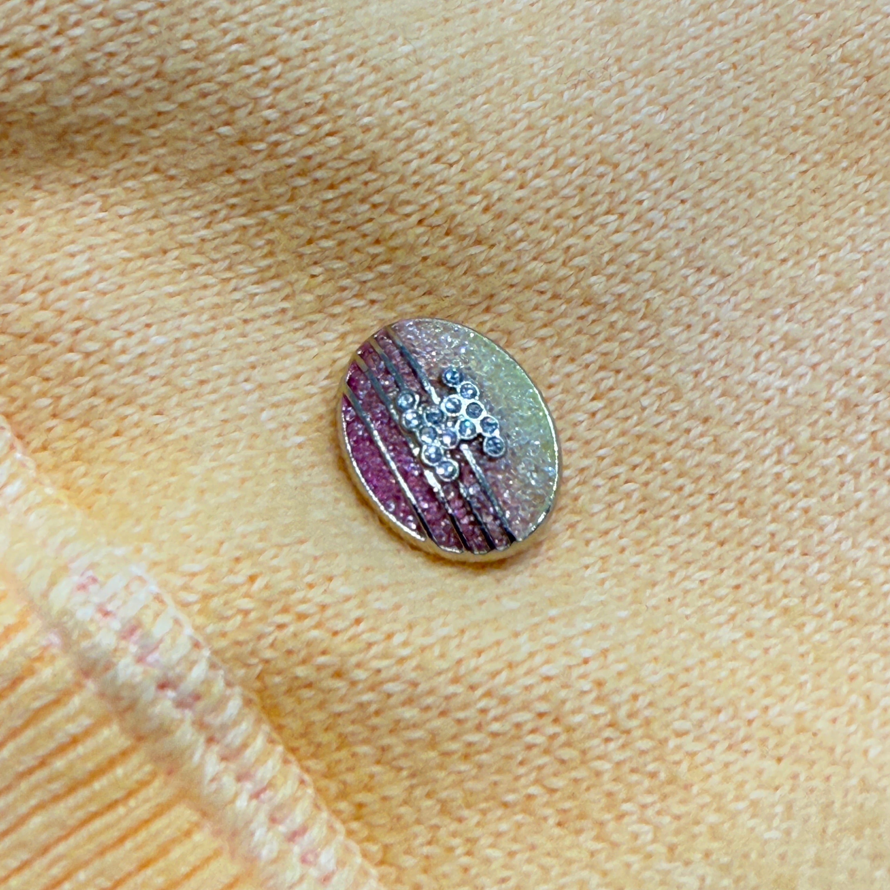 CHANEL 2024 Cruise Coco Mark Embroidery Gradient Cotton Sweat Shirt P76509K10994 Size L シャネル ココマーク刺繍 グラデーション コットンスウェットシャツ サイズL