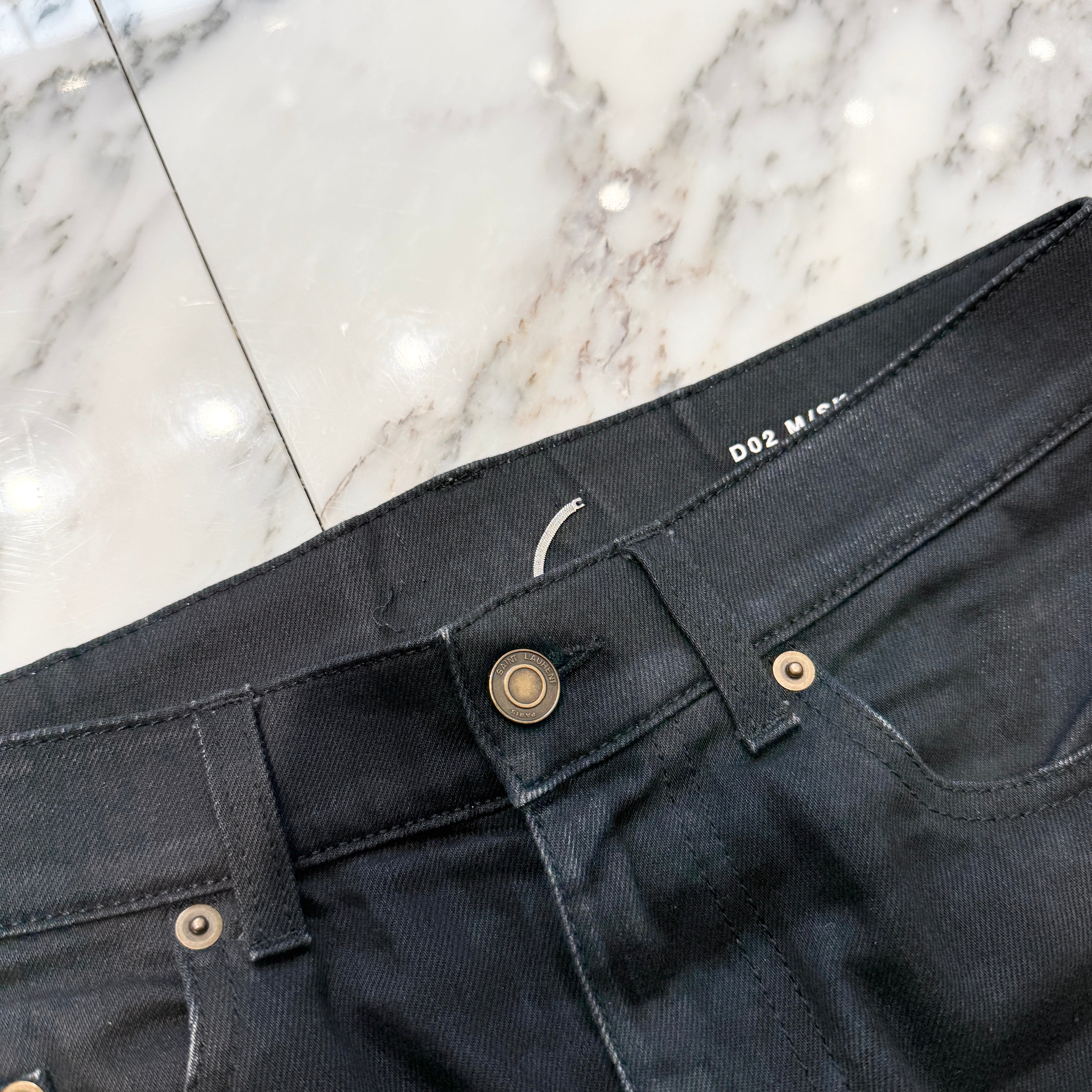 SAINT LAURENT Stretch Skinny Denim Pants Size 29 サンローラン ストレッチ スキニー デニム パンツ サイズ29