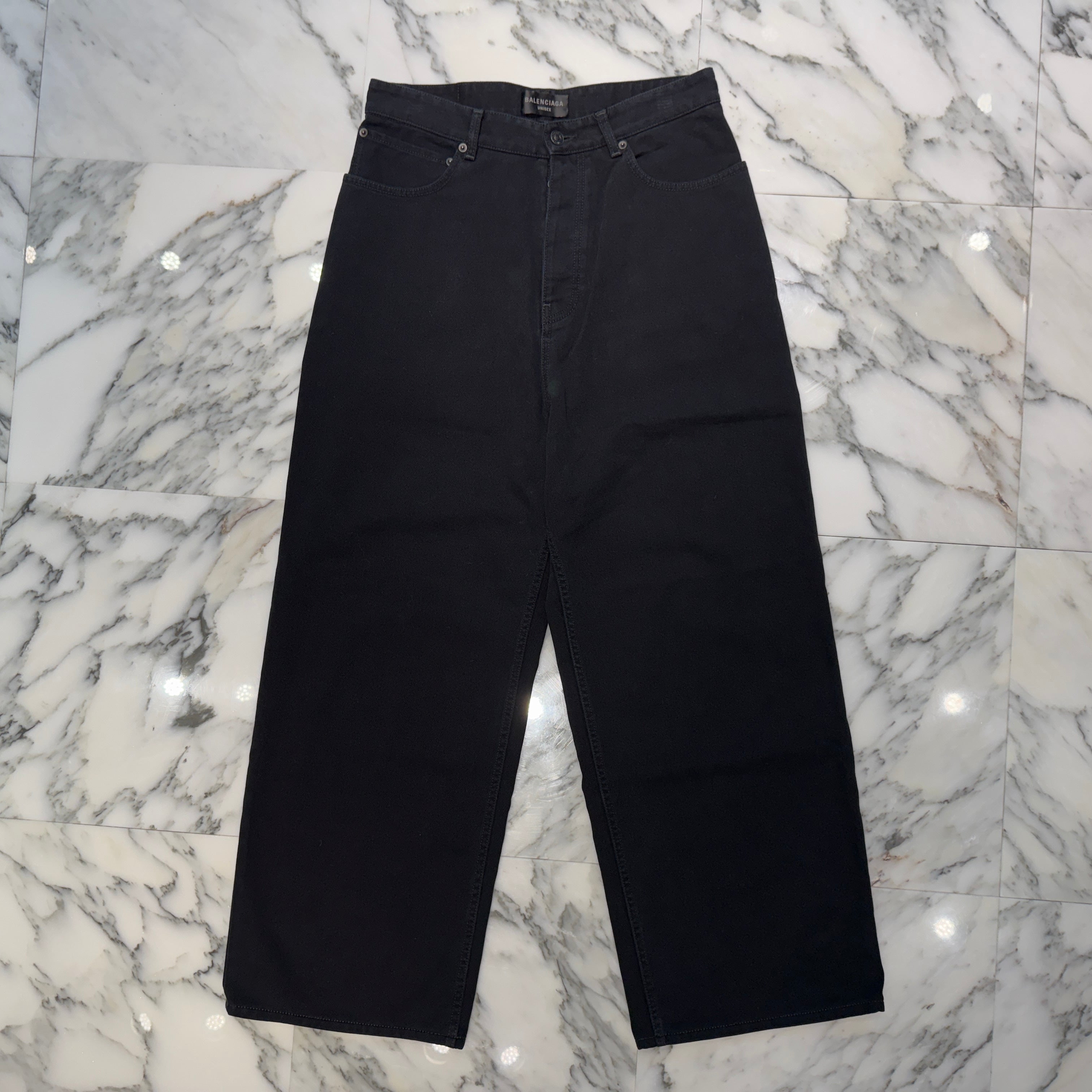 BALENCIAGA 2023SS Baggy Denim Pants 745213 TNW11 Size S