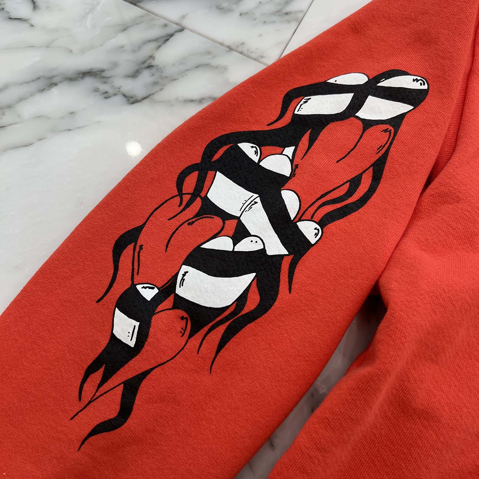 CHROME HEARTS × MATTY BOY 2023SS Sadistic Lipstick Pullover Hoodie Size M クロムハーツ × マッティボーイ サディスティック リップスティック プルオーバーフーディ サイズM