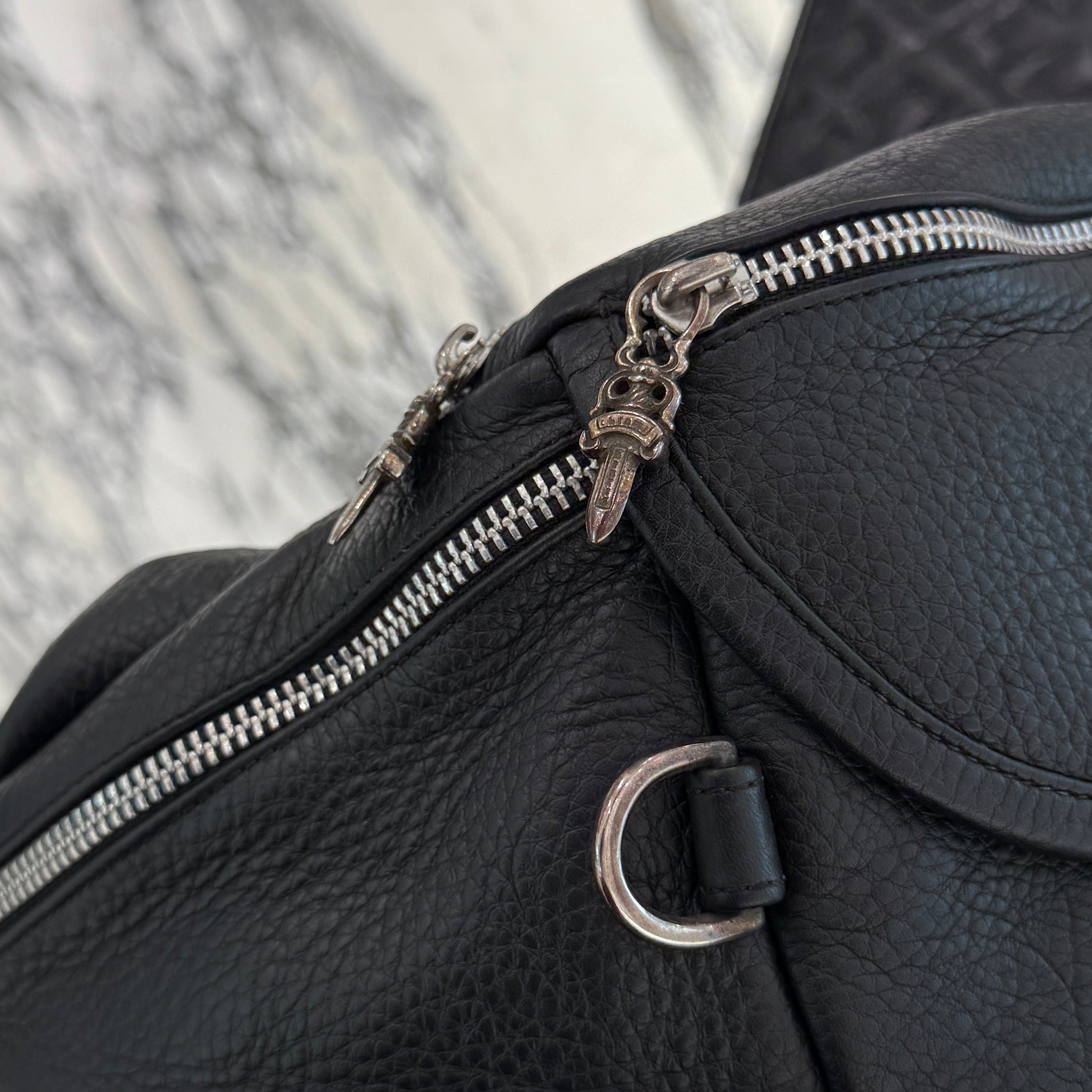 CHROME HEARTS 1 SNAT PACK MEDIUM LEATHER WAIST BAG クロムハーツ 1スナットパック ミディアムレザー ウェストバッグ