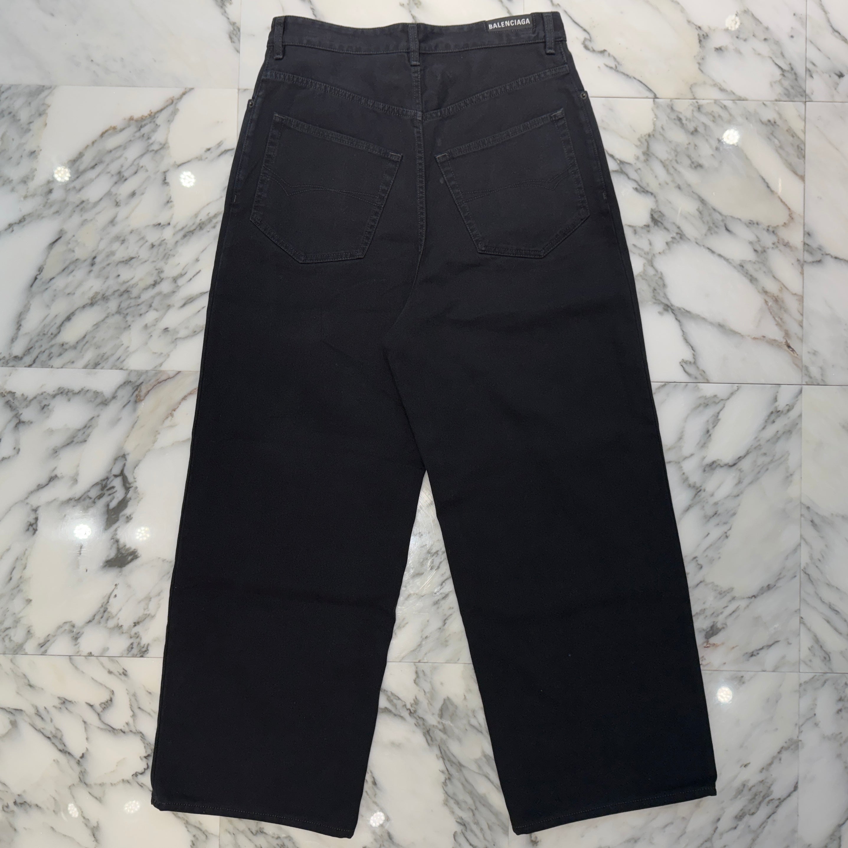 BALENCIAGA 2023SS Baggy Denim Pants 745213 TNW11 Size S