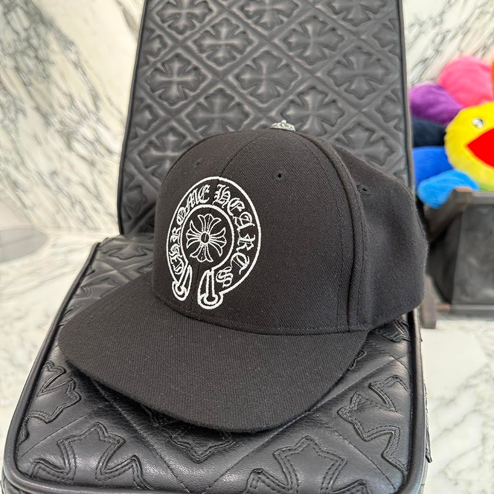 CHROME HEARTS Horseshoe Embroidery Old Base Ball Cap Size 7 1/2（59.6cm）クロムハーツ ホースシュー刺繍 オールド ベースボールキャップ サイズ 7 1/2（59.5cm）