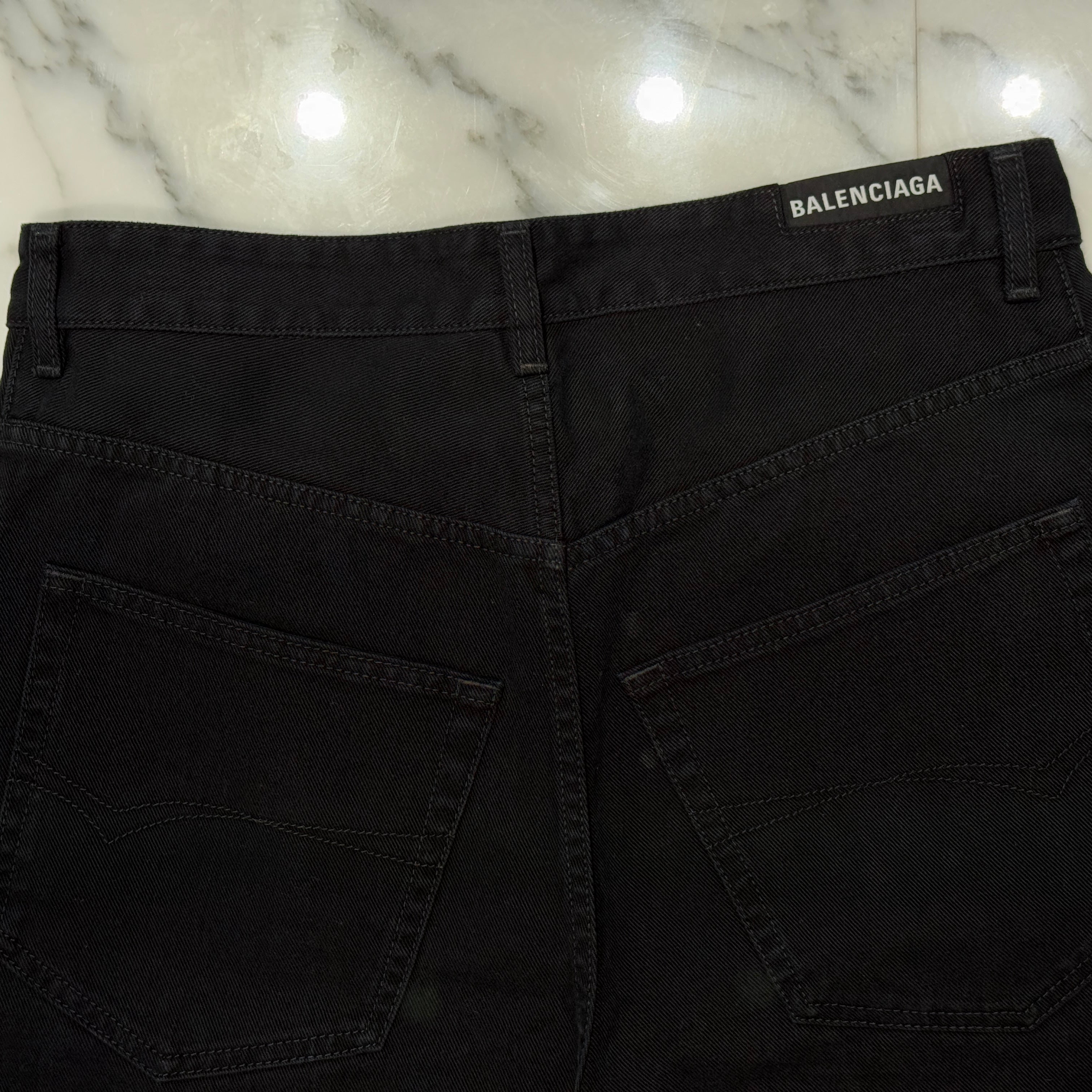 BALENCIAGA 2023SS Baggy Denim Pants 745213 TNW11 Size S バレンシアガ バギーデニムパンツ サイズS