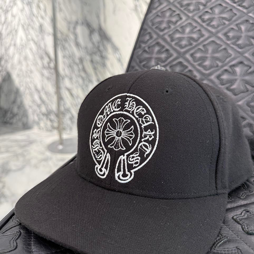 CHROME HEARTS Horseshoe Embroidery Old Base Ball Cap Size 7 1/2（59.6cm）クロムハーツ ホースシュー刺繍 オールド ベースボールキャップ サイズ 7 1/2（59.5cm）