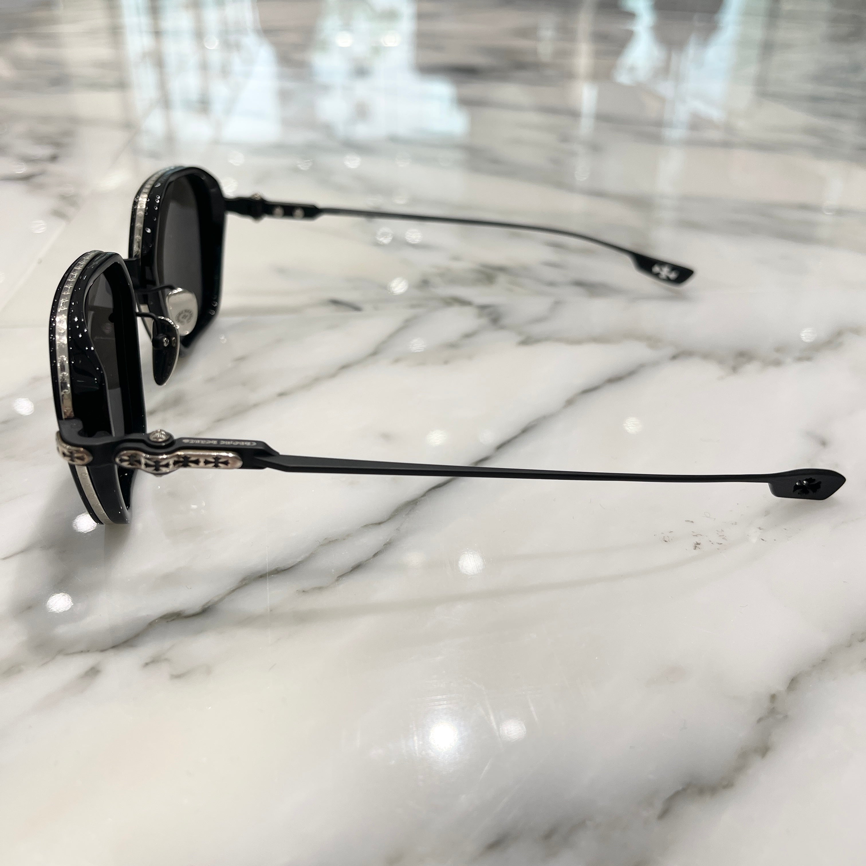 CHROME HEARTS DANGER ZONE Sunglasses Size 53口21-141 クロムハーツ