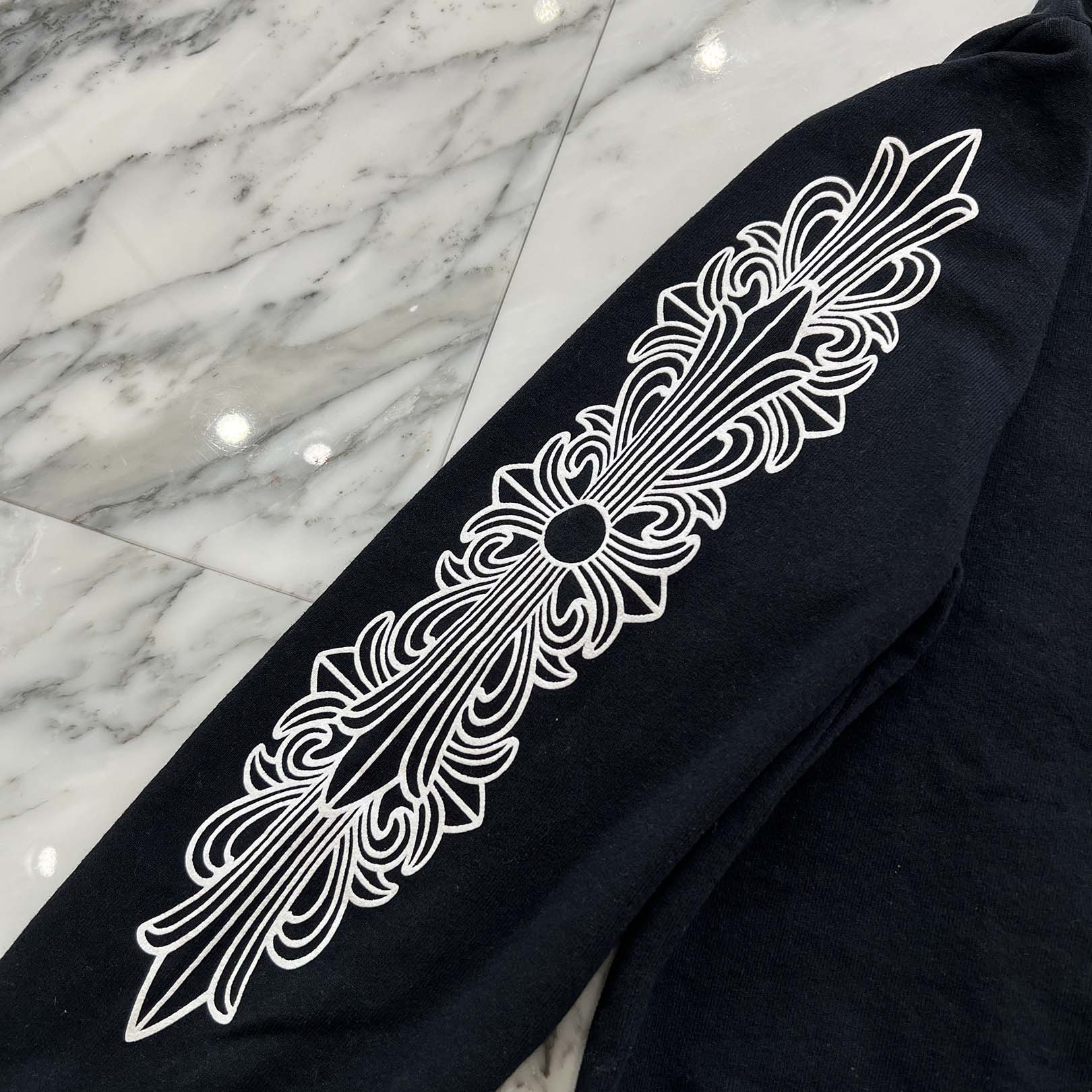 CHROME HEARTS×MATTY BOY 99 Eyes Chomper Crewneck Sweat Shirt Size XL クロムハーツ ×マッティボーイ 99アイズ チョンパー クルーネック スウェットシャツ サイズXL