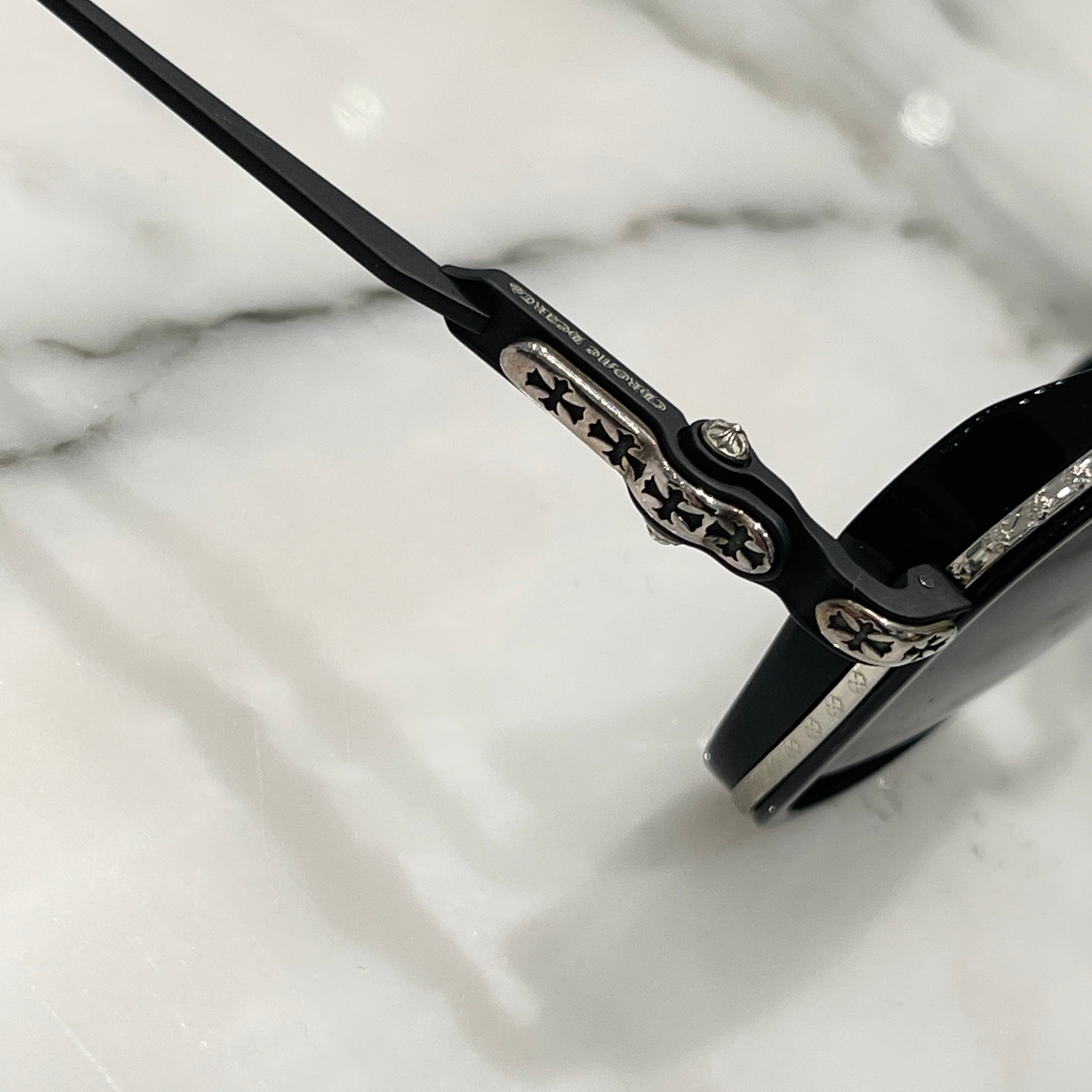 CHROME HEARTS DANGER ZONE Sunglasses Size 53口21-141 クロムハーツ