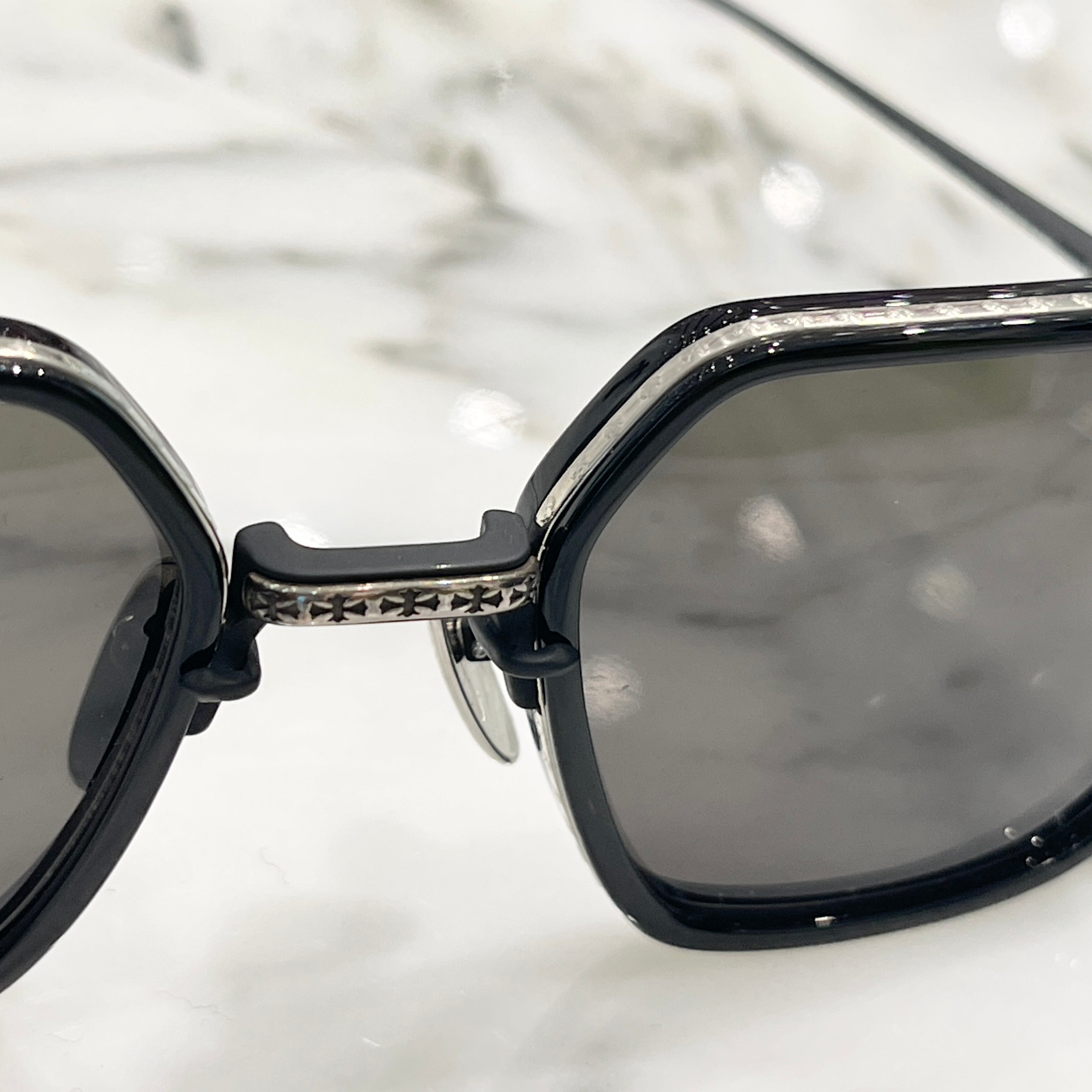 CHROME HEARTS DANGER ZONE Sunglasses Size 53口21-141 クロムハーツ デンジャーゾーン サングラス サイズ53口21-141