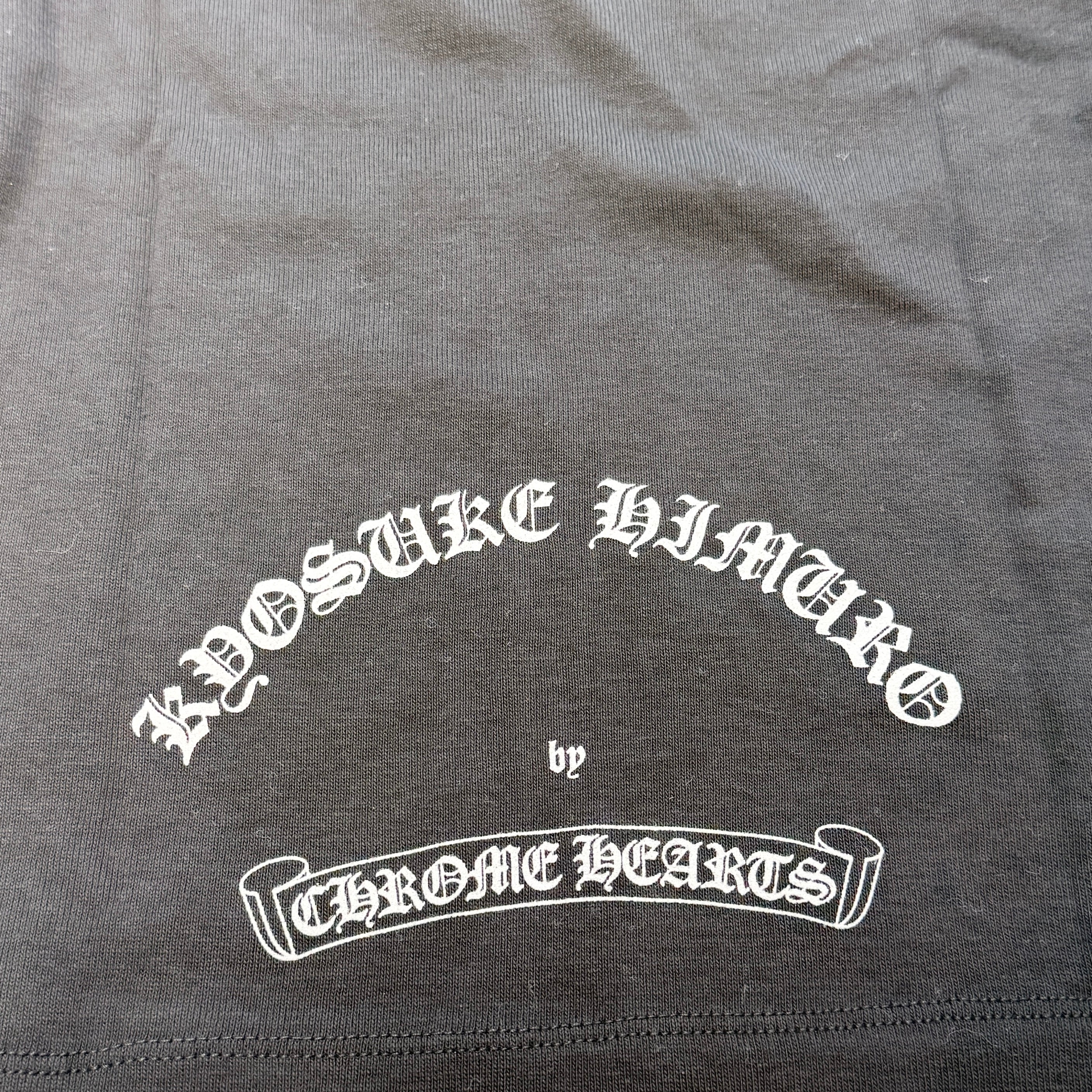 CHROME HEARTS × KYOSUKE HIMURO Slim Fit CH Logo Thermal Cotton Long Sleeve Tee クロムハーツ × 氷室 京介 スリムフィット CHロゴ サーマルコットン ロングスリーブTシャツ