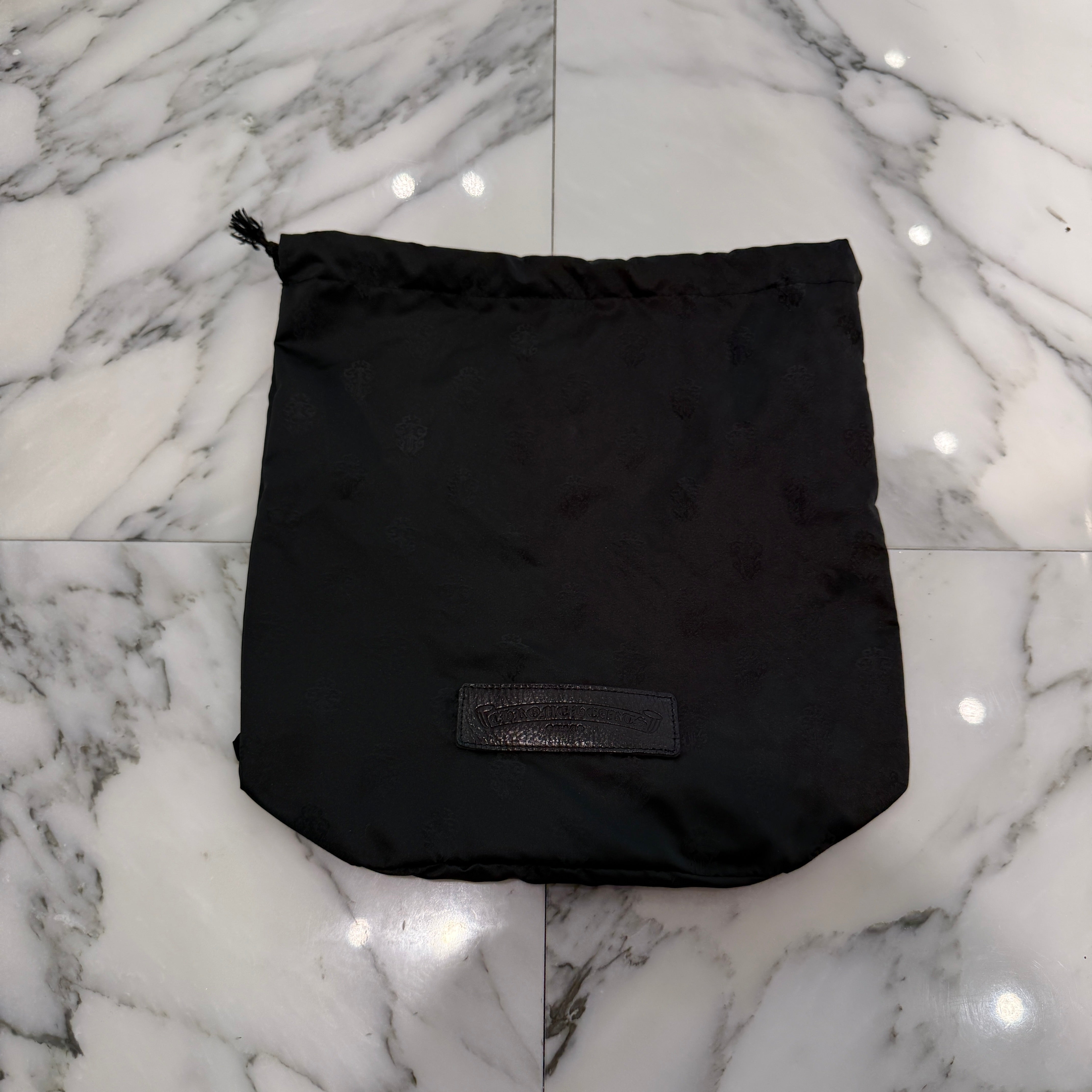 CHROME HEARTS Stencil Pattern CHICKEN NUGGET Small Nylon Leather Shoulder Bag クロムハーツ ステンシル柄 チキンナゲット スモール ナイロンレザー切替 ショルダーバッグ