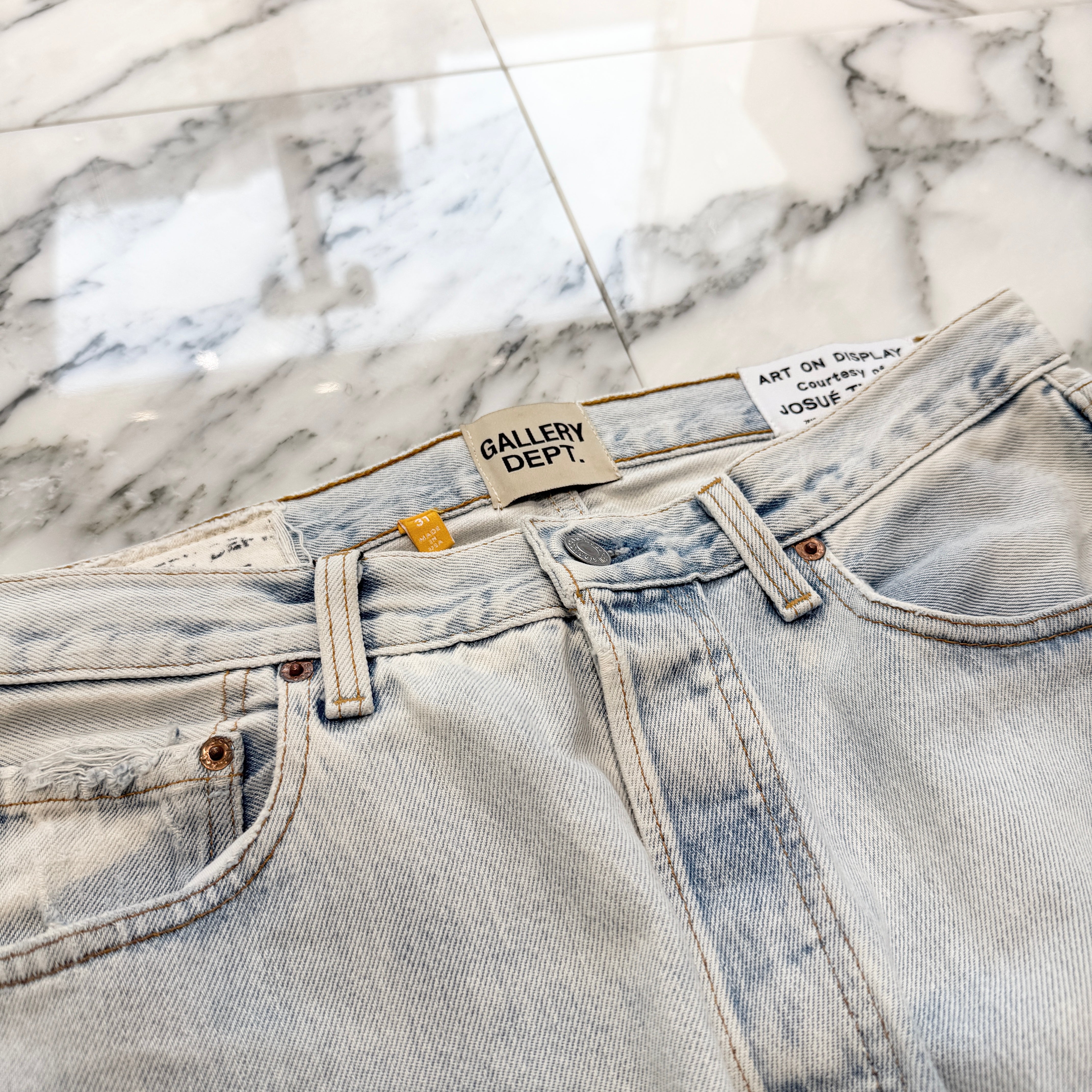 GALLERY DEPT. Patchwork Flare Denim Pants Size 31 ギャラリー