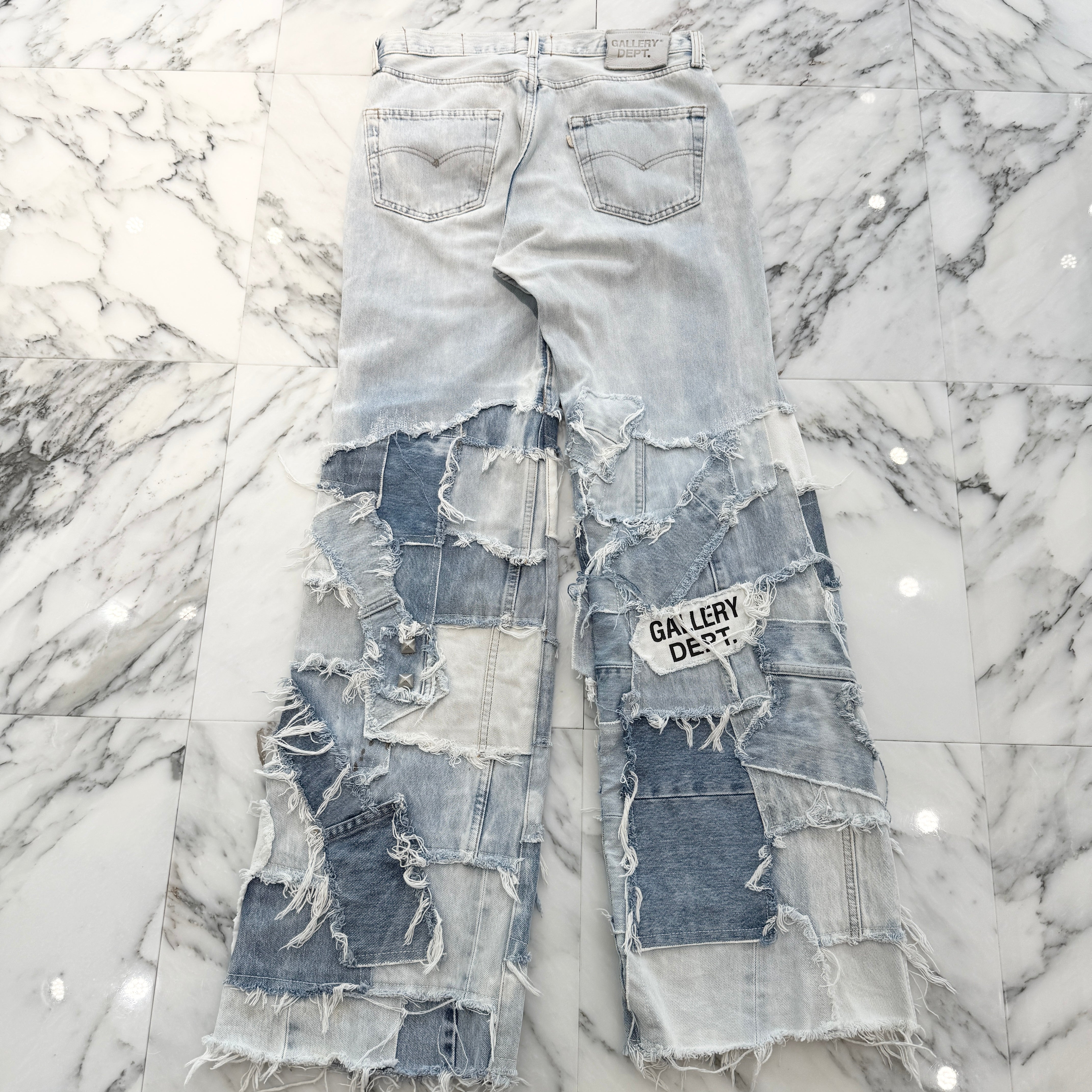 GALLERY DEPT. Patchwork Flare Denim Pants Size 31 ギャラリーデプト パッチワーク フレアデニムパンツ サイズ31