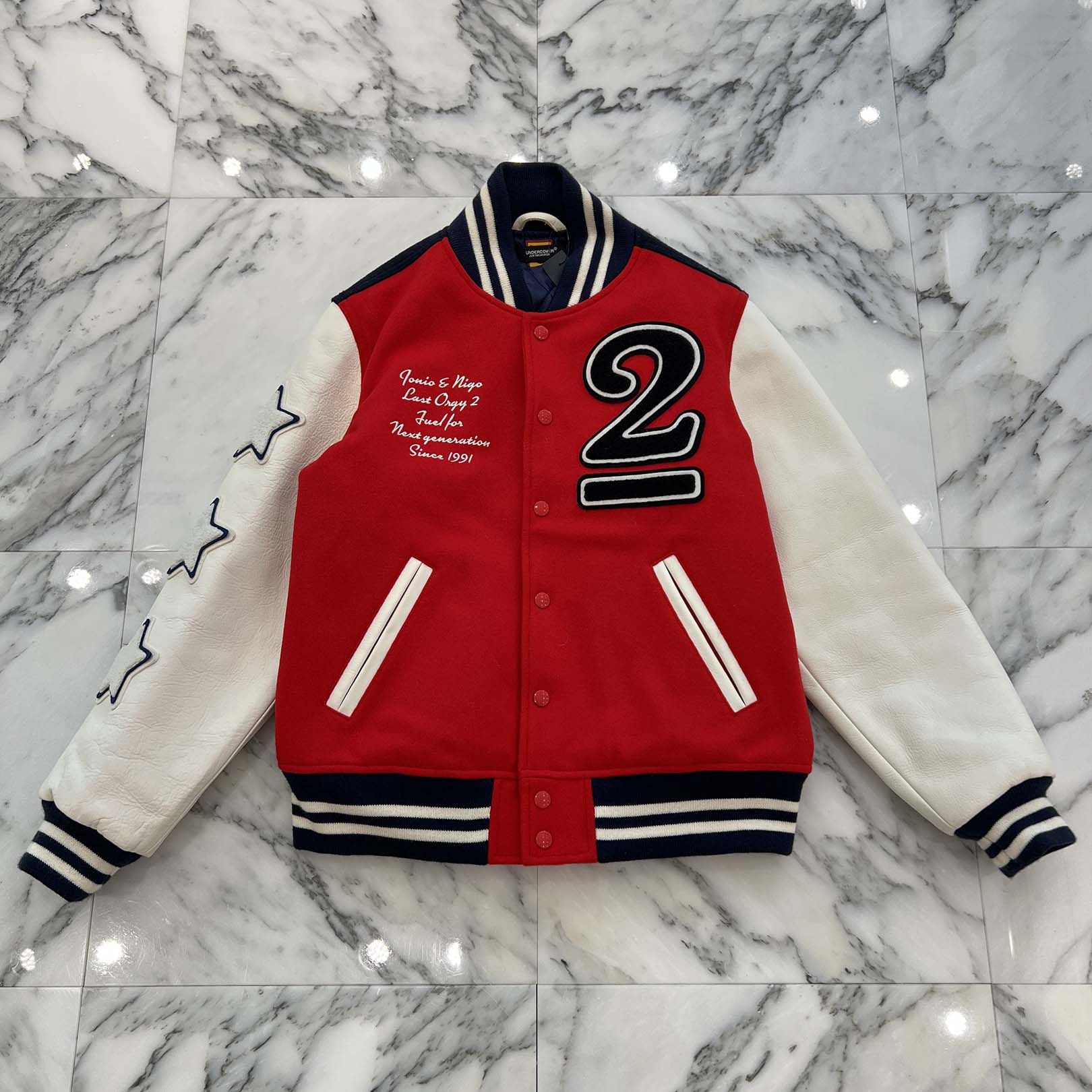 UNDERCOVER x HUMAN MADE 2022AW Last Aussie 2 Varsity Jacket UC2B9210 Size S アンダーカバー× ヒューマンメイド ラストオージー2 バーシティジャケット サイズS