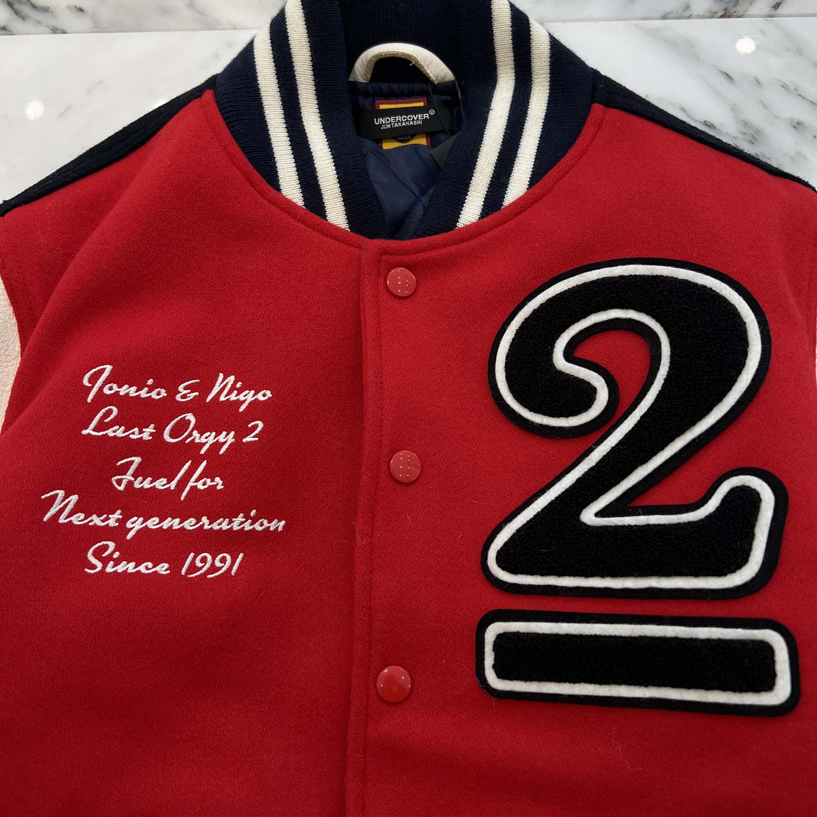 UNDERCOVER x HUMAN MADE 2022AW Last Aussie 2 Varsity Jacket UC2B9210 Size S アンダーカバー× ヒューマンメイド ラストオージー2 バーシティジャケット サイズS