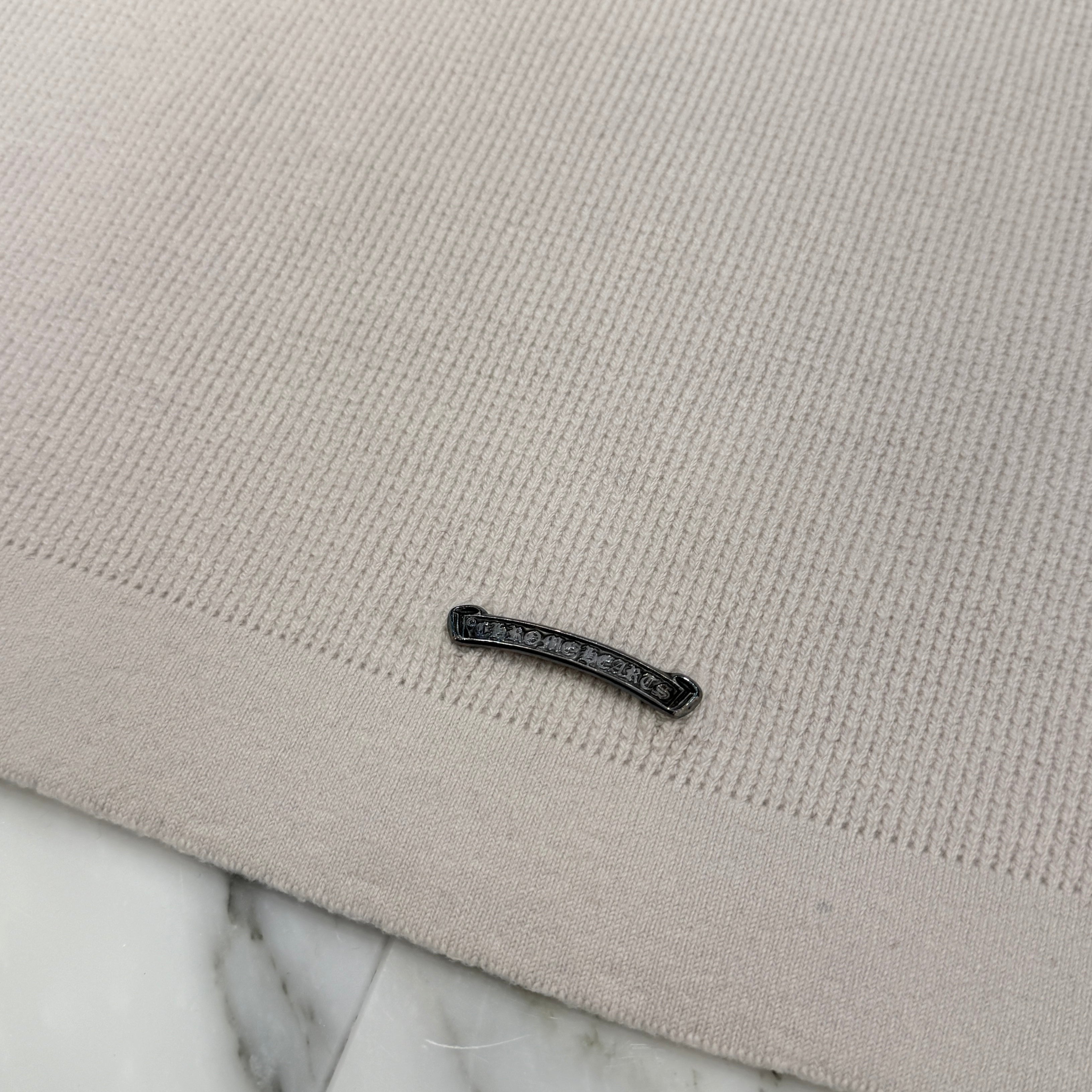 CHROME HEARTS YNOT Vine Dagger Embroidery Cashmere Knit Sweater Size L クロムハーツ ワイノット ヴァインダガー ロゴ刺繍 カシミヤニットセーター サイズL