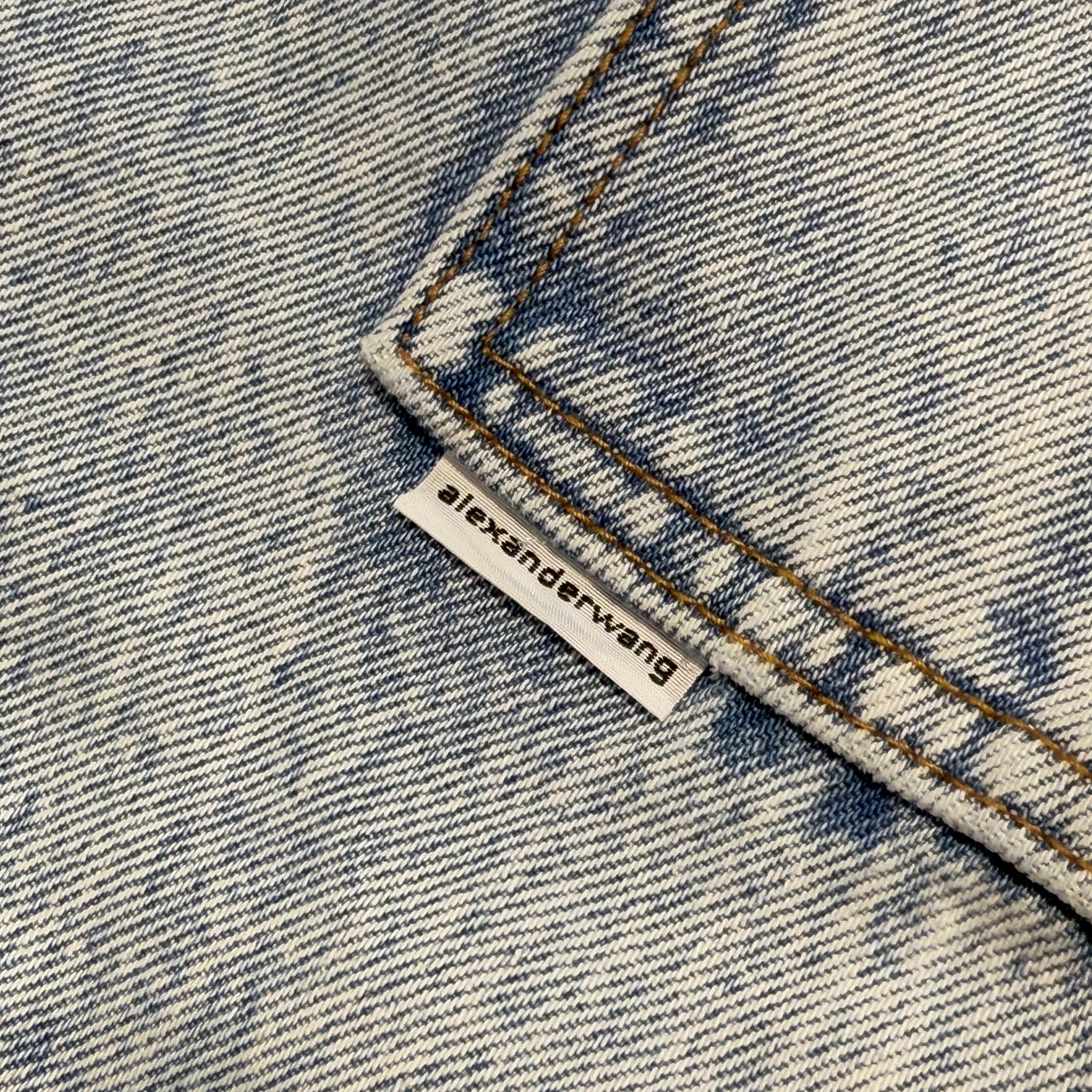 Alexander Wang 2022SS Double Front Carpenter Jeans 4DC4214012 Size