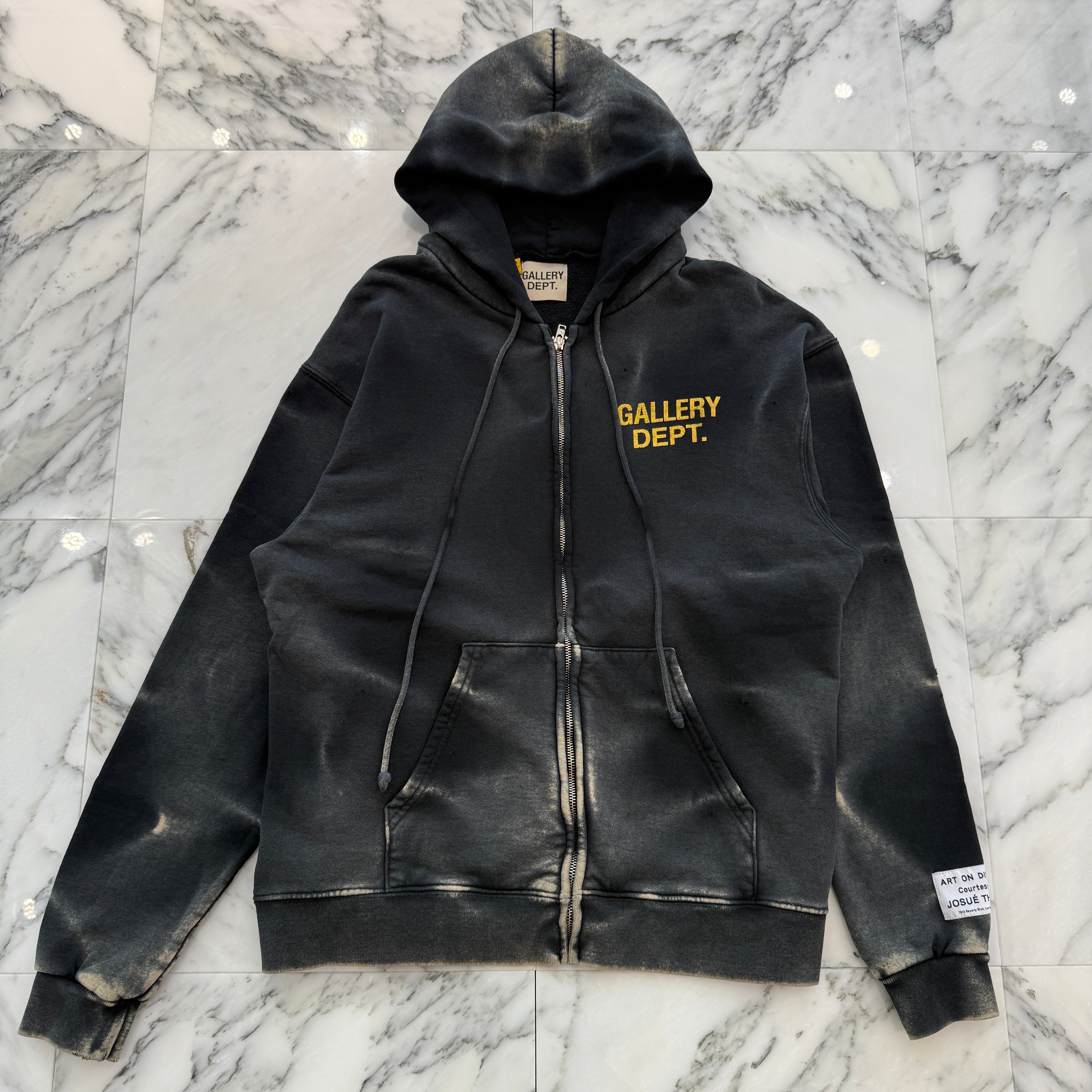 GALLERY DEPT. 2022SS Vintage Tie-Dye Full Zip Hoodie GDSFPH2000 Size M ギャラリーデプト ヴィンテージタイダイ フルジップフーディー サイズM