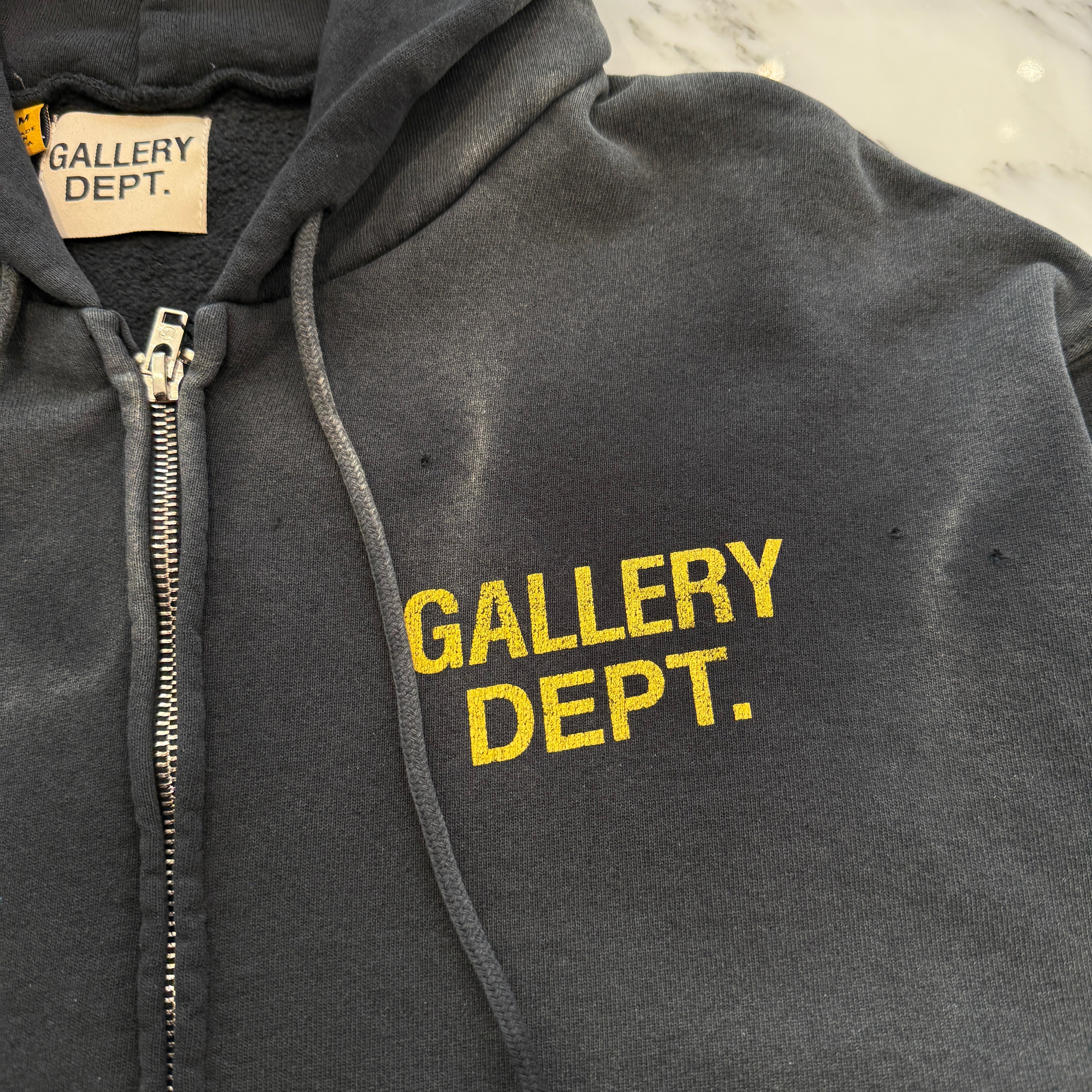 GALLERY DEPT. 2022SS Vintage Tie-Dye Full Zip Hoodie GDSFPH2000 Size M ギャラリーデプト ヴィンテージタイダイ フルジップフーディー サイズM