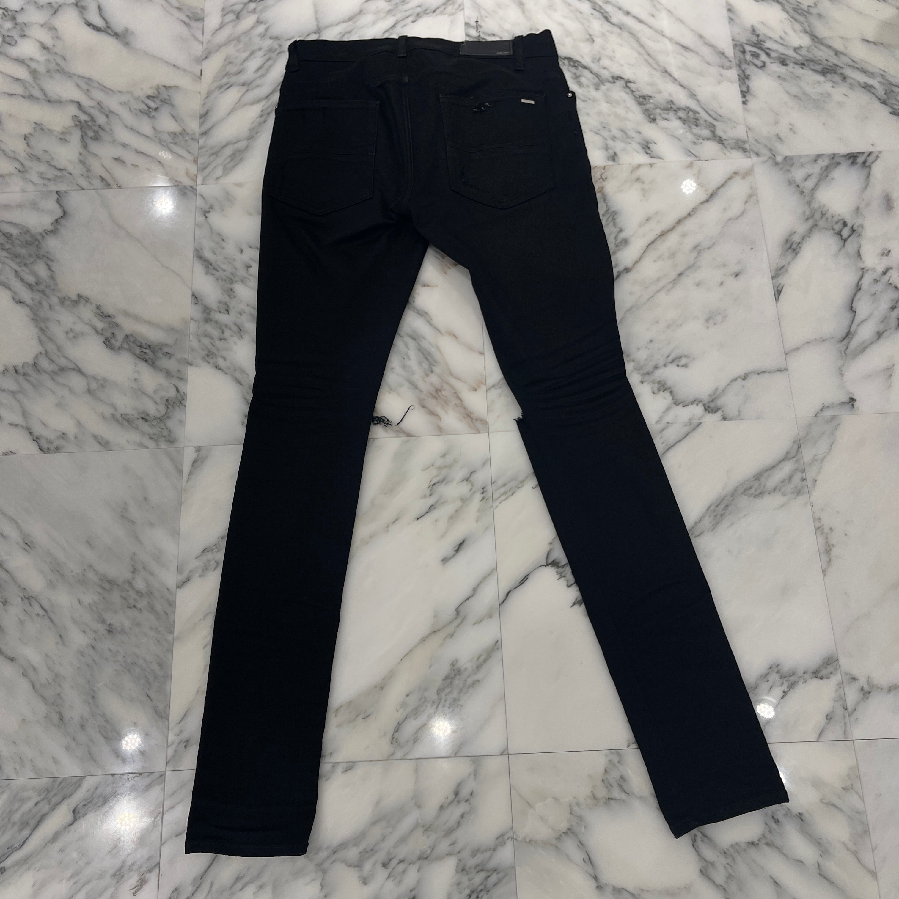 AMIRI Damage Skinny Jeans Size 30