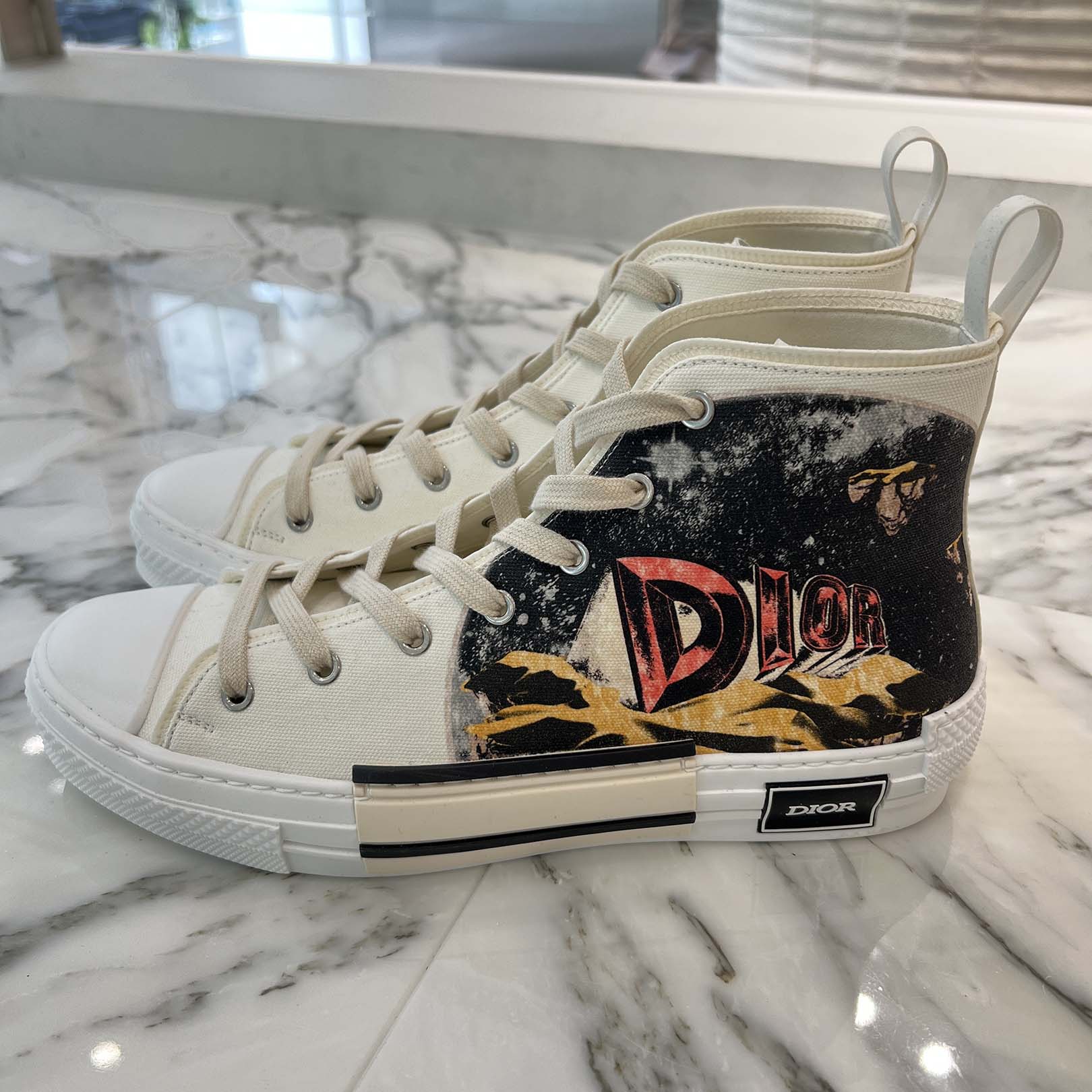 Dior ディオール 楽天市場】Dior HOMME ディオールオム 美品 B06 レザー ペンキ