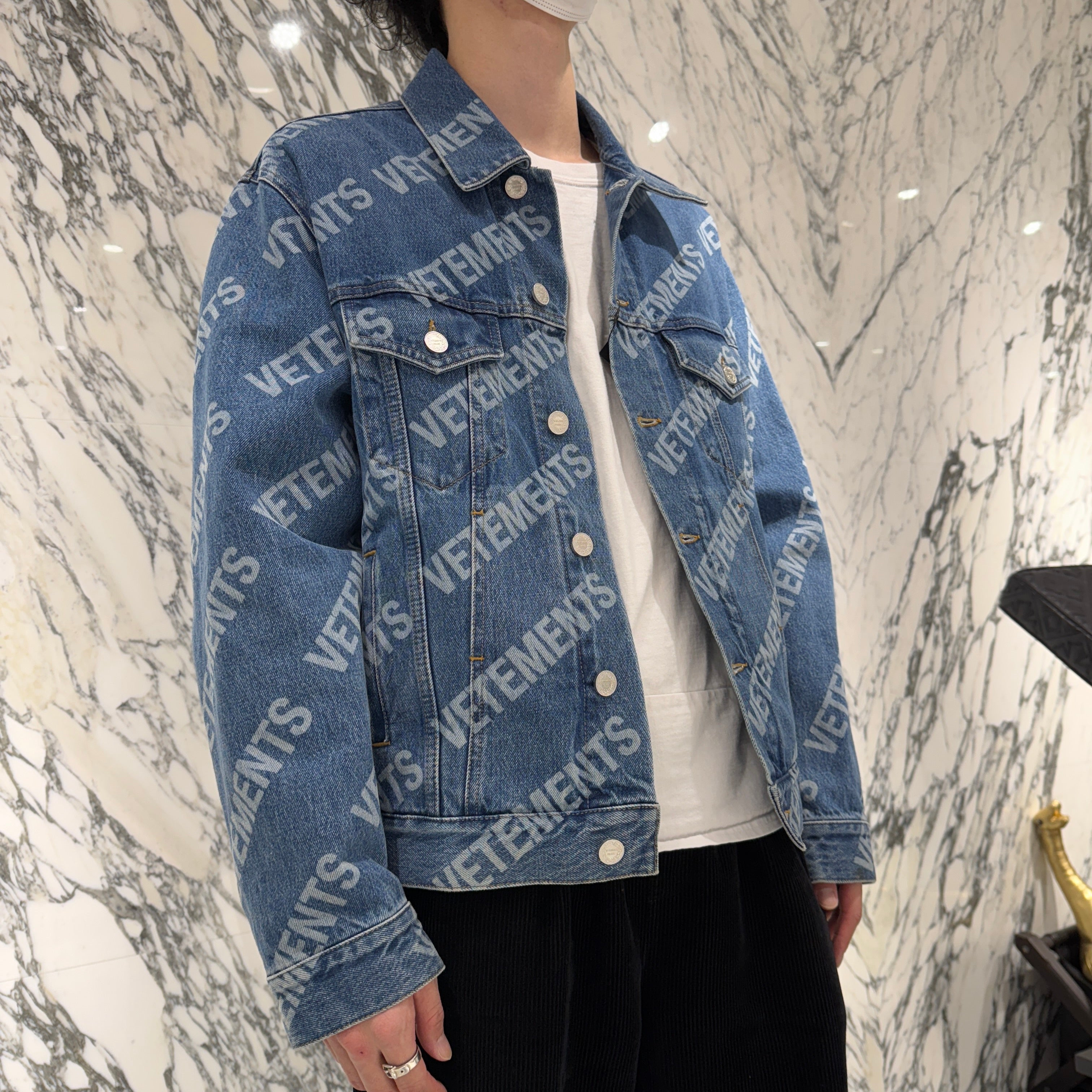 VETEMENTS Cotton Denim Jacket UE51JA350B Size M ヴェトモン コットンデニムジャケット サイズM