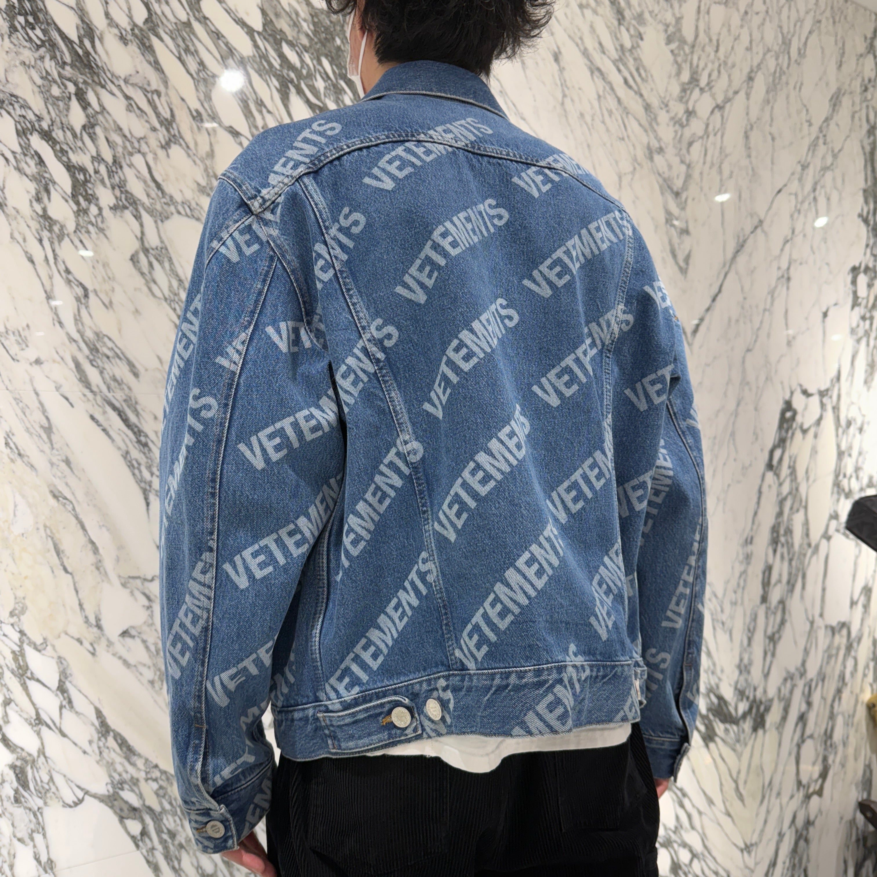 VETEMENTS Cotton Denim Jacket UE51JA350B Size M ヴェトモン コットンデニムジャケット サイズM