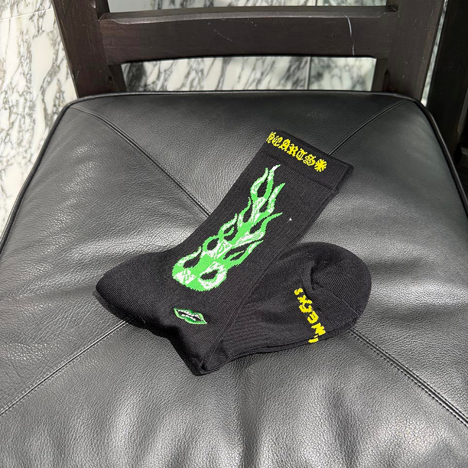 CHROME HEARTS × MATTY BOY Chomper Embroidery 99Eyes Socks x3 Size JP（23-25）クロムハーツ × マッティボーイ チョンパー刺繍 99アイズ ソックス 靴下 サイズ 日本サイズ（23-25）