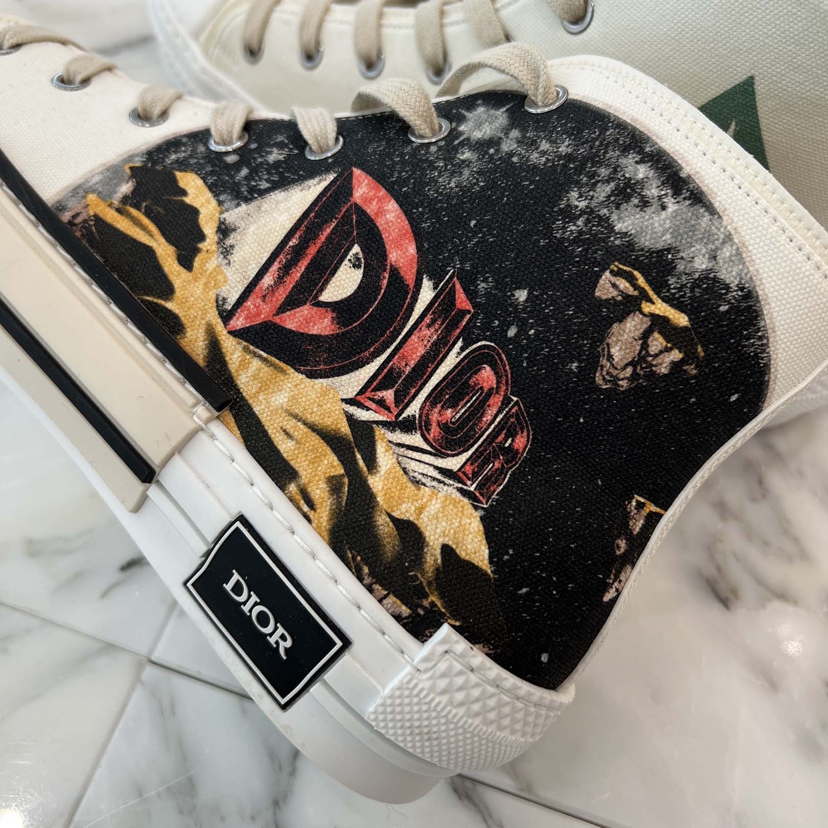 DIOR 2023AW B23 ASTERODIOR High Top Sneakers 3SH129ZYD-H000 Size 43（約28.0cm） ディオール B23 ASTERODIOR ハイトップ スニーカー サイズ43（約28.0cm）