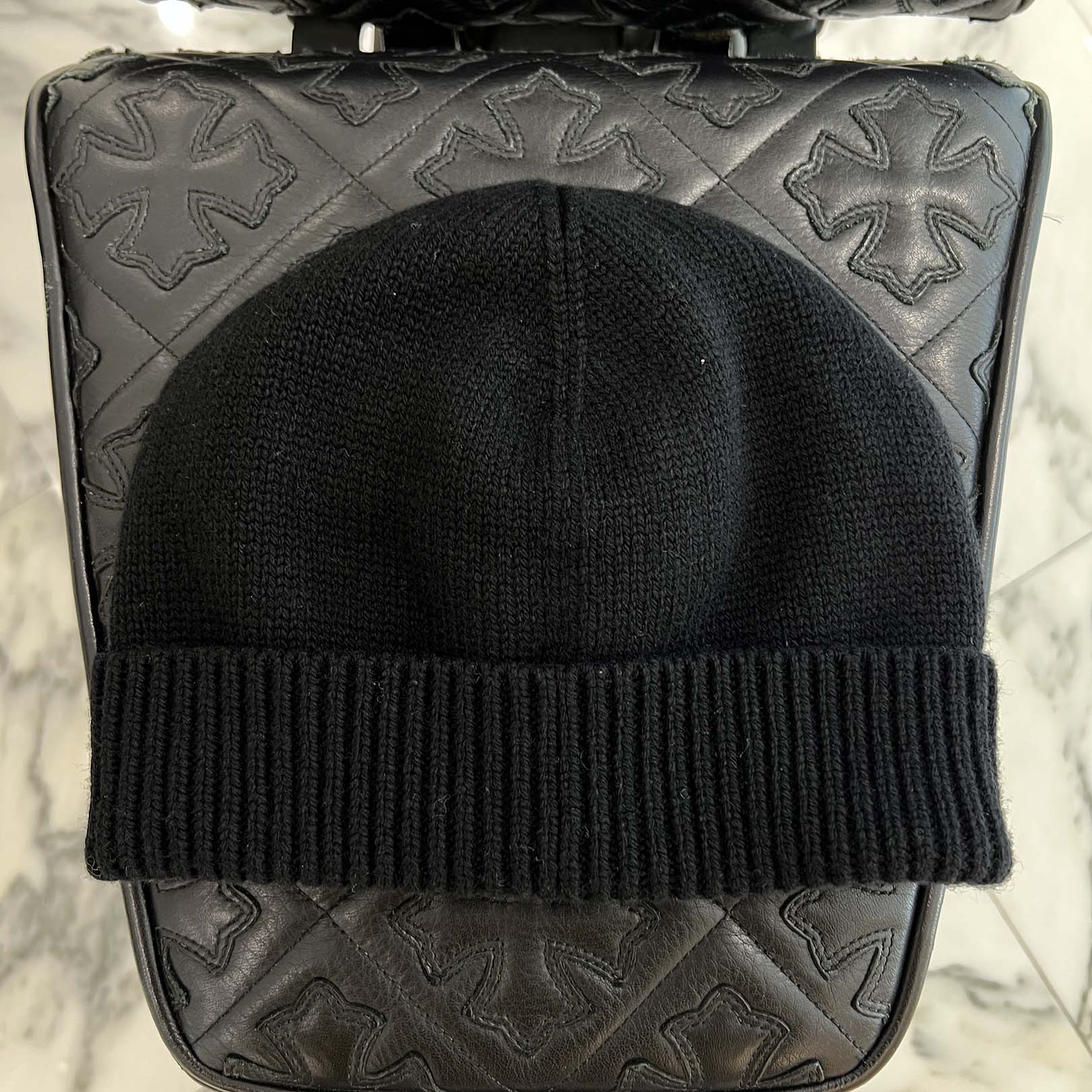 CELINE Triomphe Logo Embroidered Wool Beanie 2AD6H048T.38OW Size TU セリーヌ トリオンフ ロゴ刺繍 ウールビーニー サイズTU