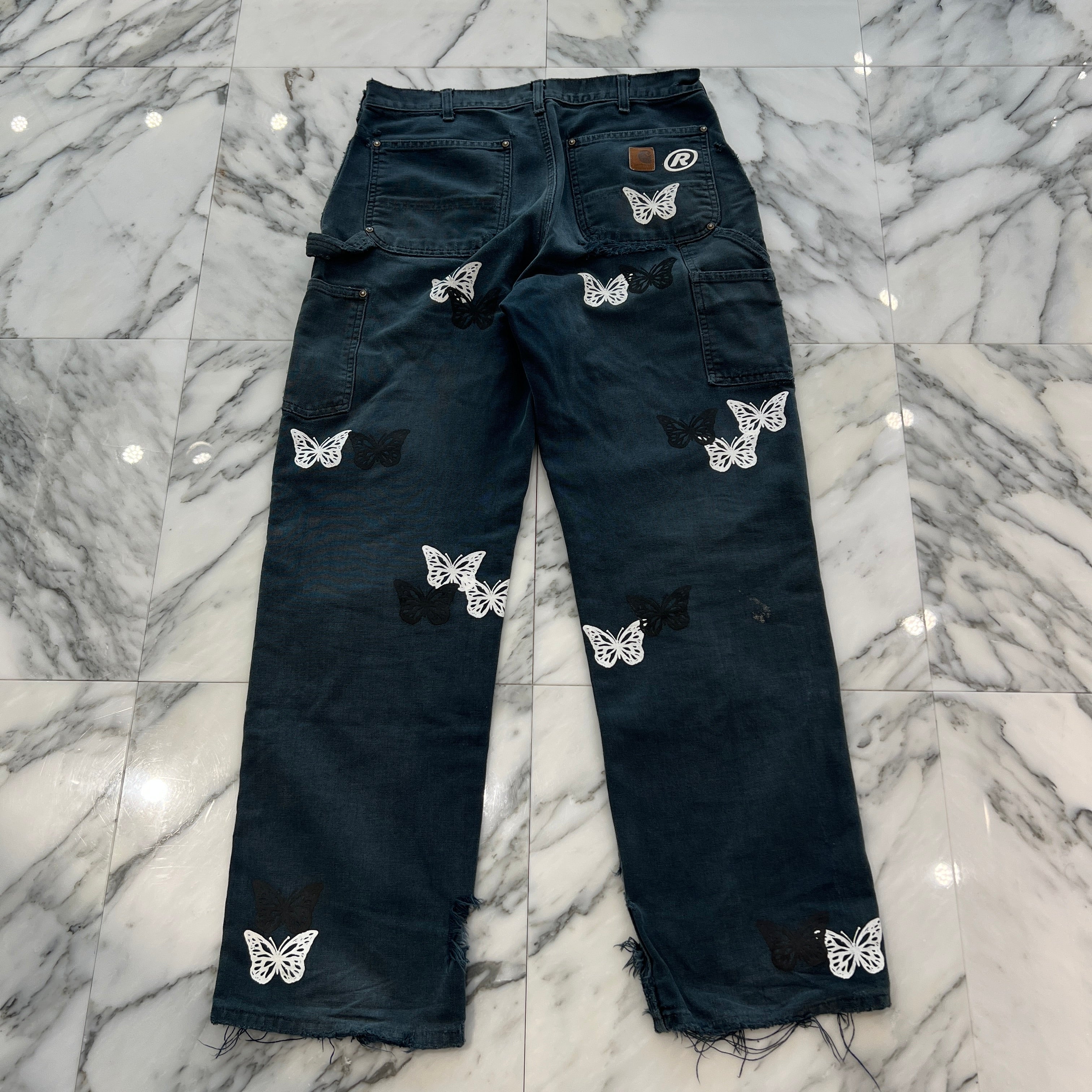 ABOUT DREAMS Butterfly Double Knee Pants Size W33×L34 アバウトドリームズ バタフライダブルニーパンツ サイズW33×L34