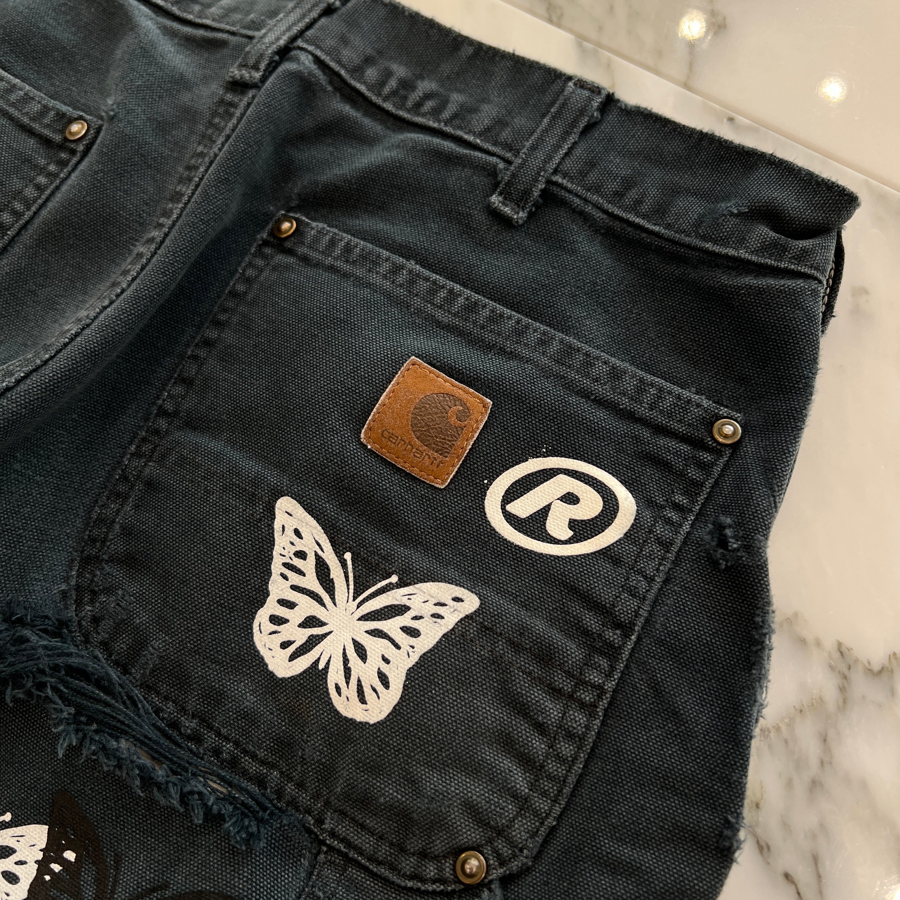 ABOUT DREAMS Butterfly Double Knee Pants Size W33×L34 アバウトドリームズ バタフライダブルニーパンツ サイズW33×L34