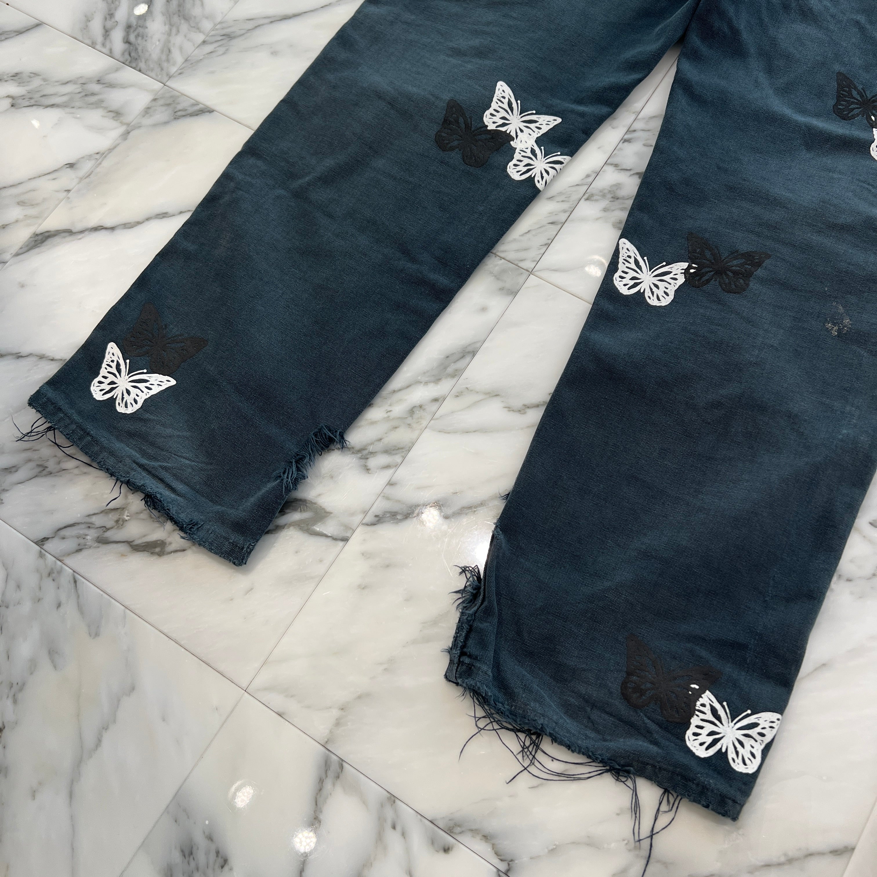 ABOUT DREAMS Butterfly Double Knee Pants Size W33×L34 アバウトドリームズ バタフライダブルニーパンツ サイズW33×L34