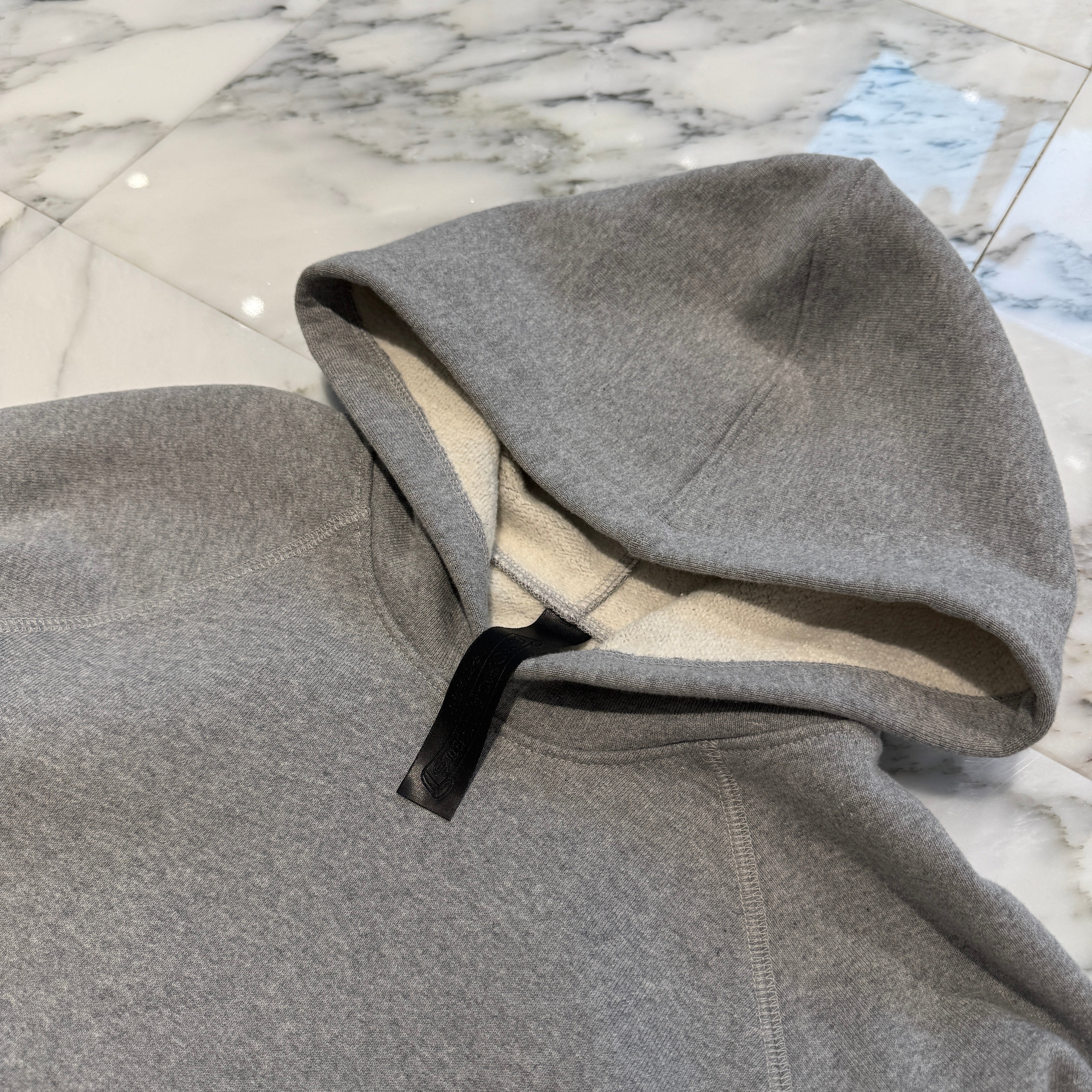 CHROME HEARTS Y NOT Cemetery Cross Leather Patch Pullover Hoodie Size S クロムハーツ ワイノット セメタリークロス レザーパッチ プルオーバーフーディー サイズS